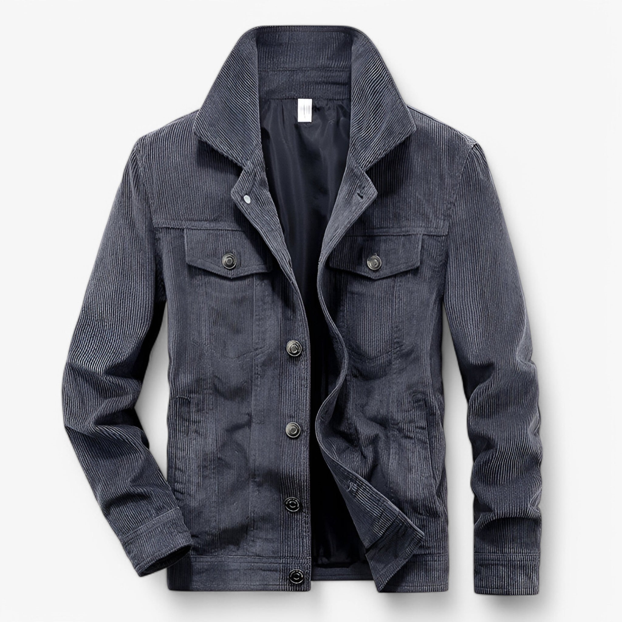 Giacca di velluto a coste - Vintage e alla moda Uomo - Grigio - alla coste giacca giacca velluto Jacket men's coats & jackets Men's Fashion moda uomo velluto - Concept Palermo