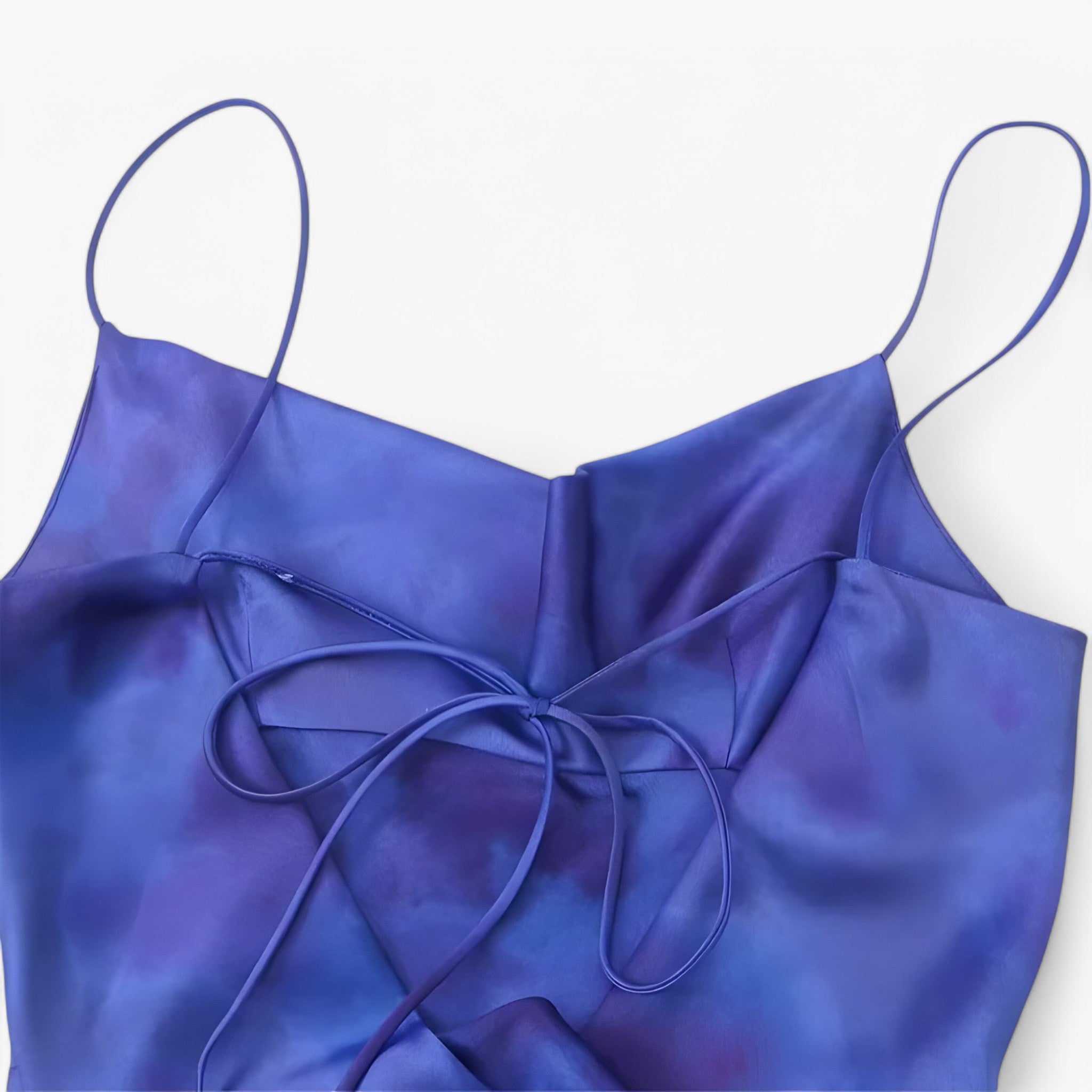 Abito stampato in satin - Leggerezza estiva al tocco setoso Donna - - abito abito stampato donna dresses estiva leggerezza satin setoso - Concept Palermo