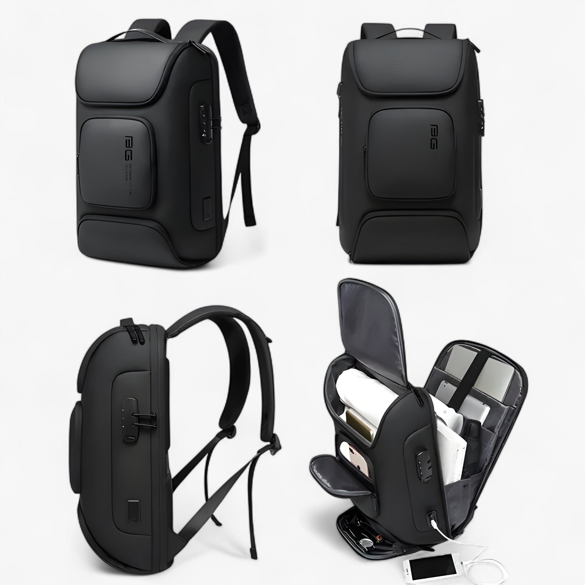 Zaino resistente all’acqua con porta USB Uomo - - acqua Backpacks bags porta resistente uomo zaino zaino resistente - Concept Palermo