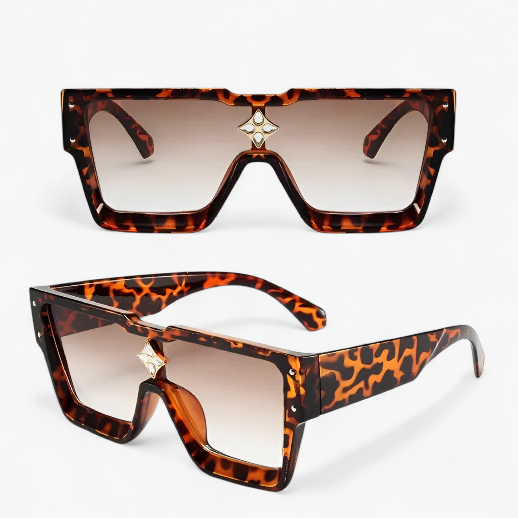 Occhiali da sole quadrati unisex con protezione UV400 Uomo - C6 - Fashion Sunglasses mens sunglasses occhiali occhiali sole protezione quadrati sole sunglasses sunglasses polarized men unisex uomo - Concept Palermo