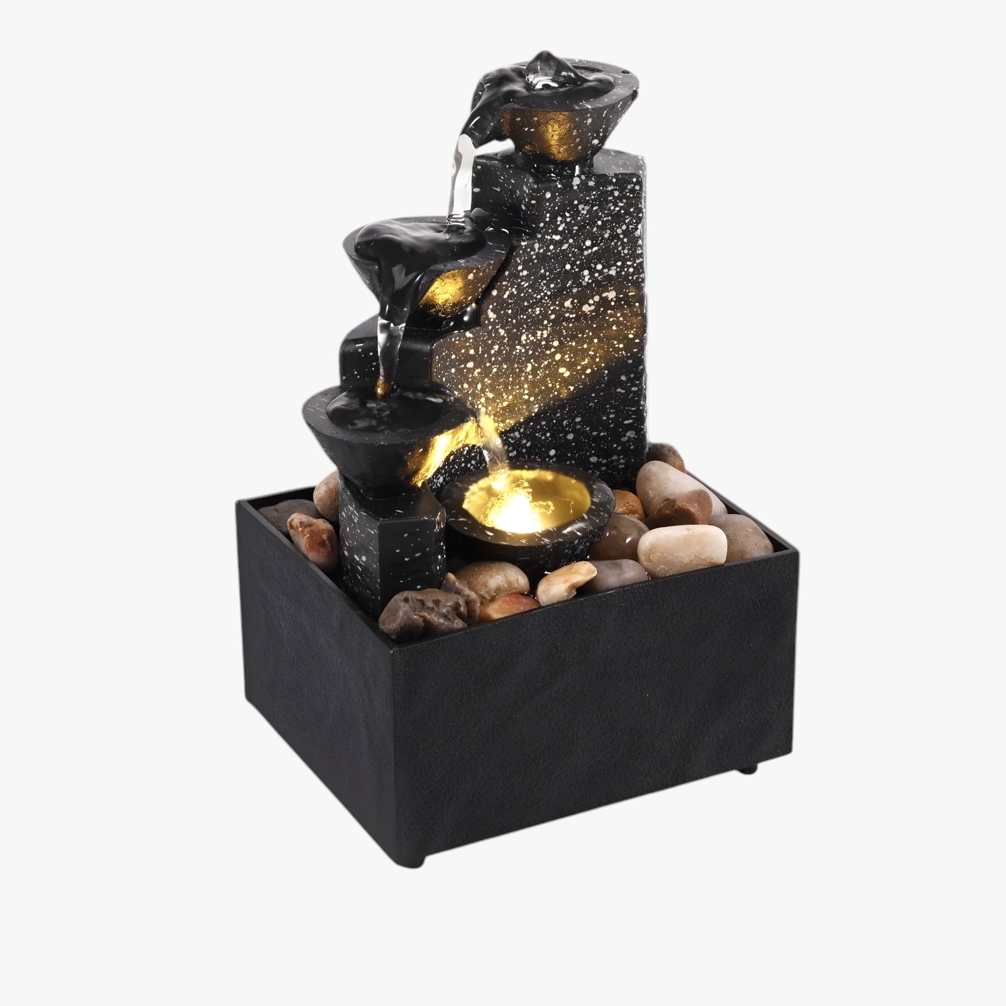Fontana d'acqua rilassante - relax per casa e ufficio Uomo - Grigio Chiaro - acqua casa fontana fontana acqua Home Home & Garden home decor relax rilassante ufficio - Concept Palermo