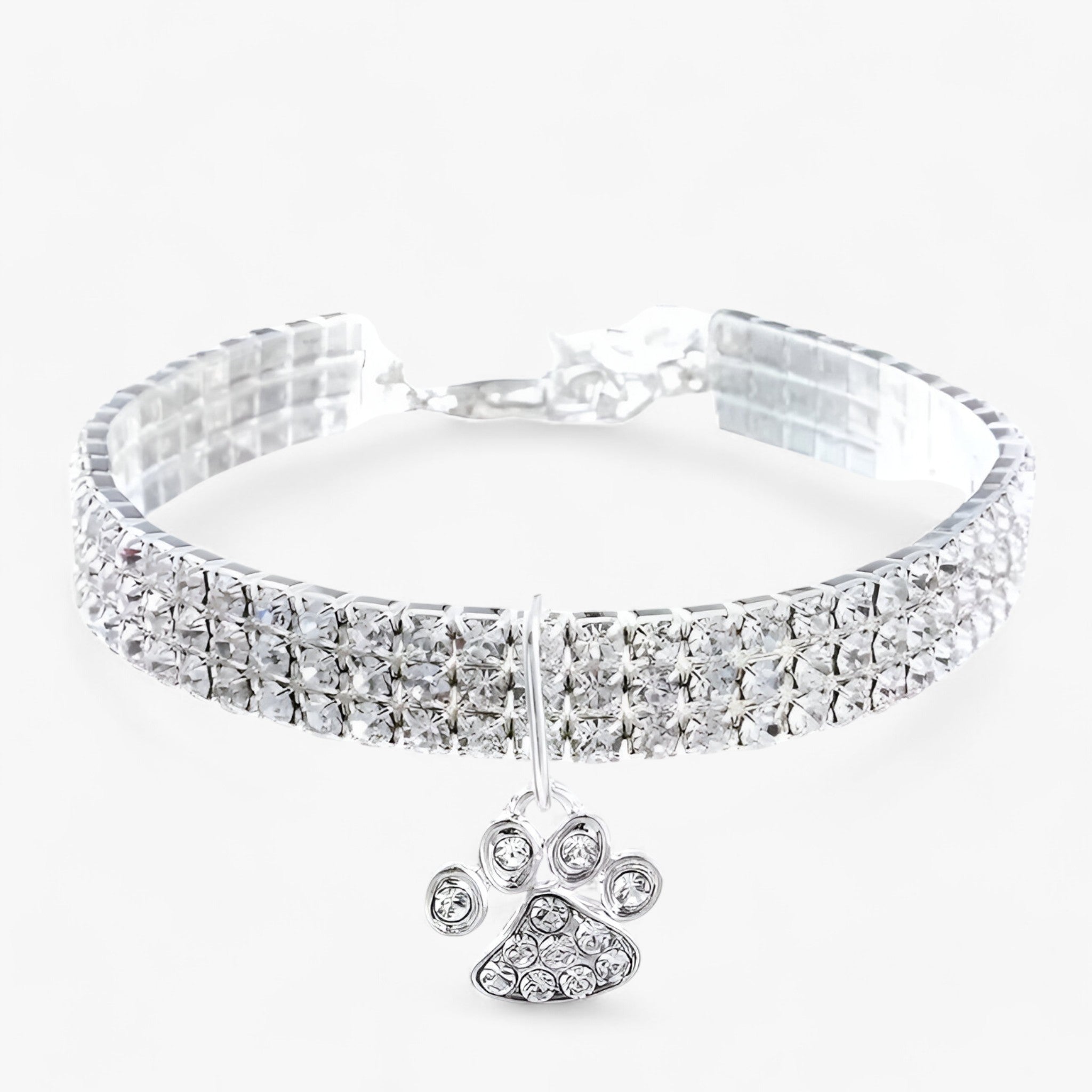 Collana Uomo Lusso Argento 925 con Pendente Diamante CZ Cristallo Elegante - Bianco - collana collana cristallo cristallo diamante pendant pets & supplies uomo - Concept Palermo