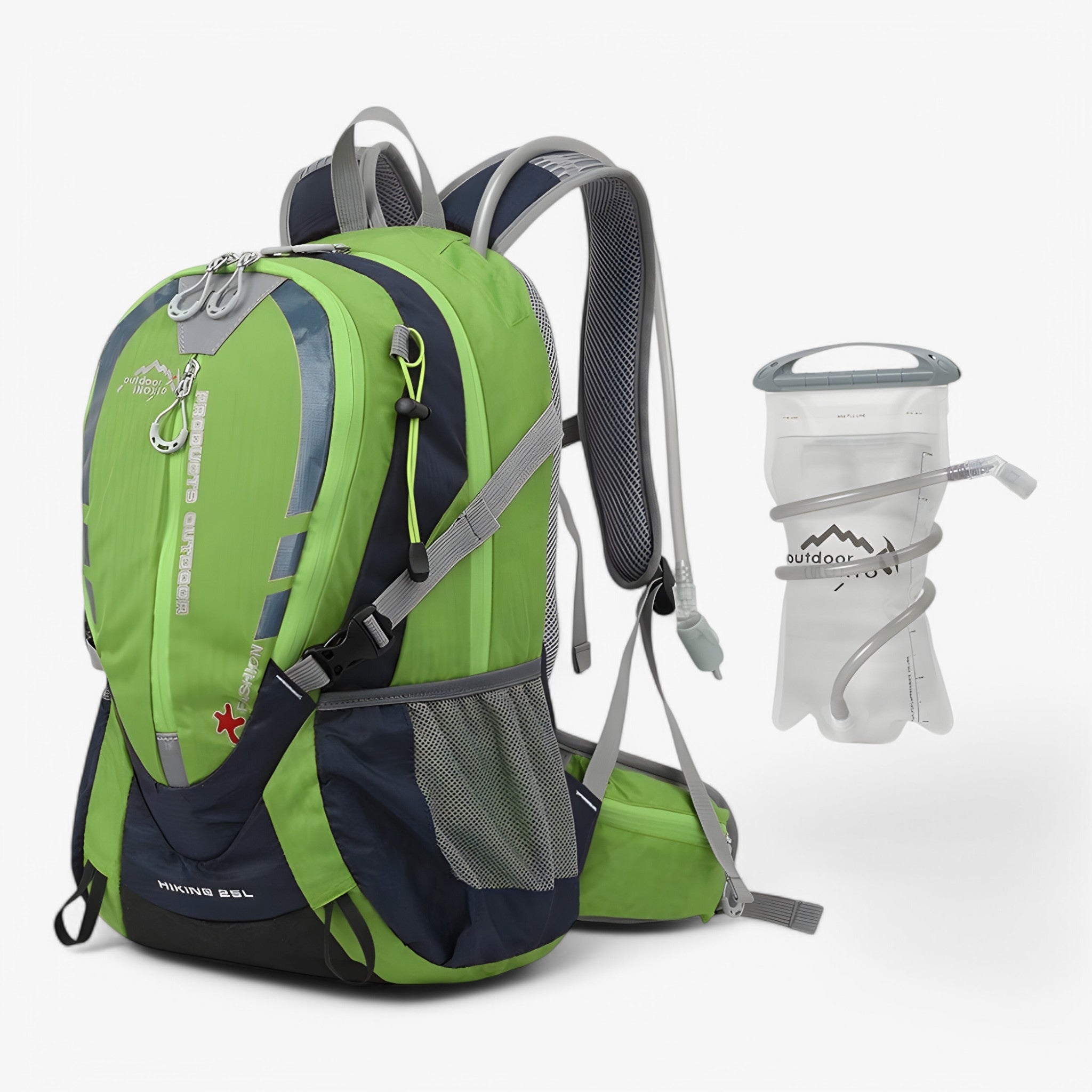 Zaino Idrico Trekking 25L Uomo, Leggero Traspirante per Escursioni, Corsa, Bici - Verde 2L - arthur | zaino idrico da 25l - €25 idrico uomo zaino zaino idrico - Concept Palermo