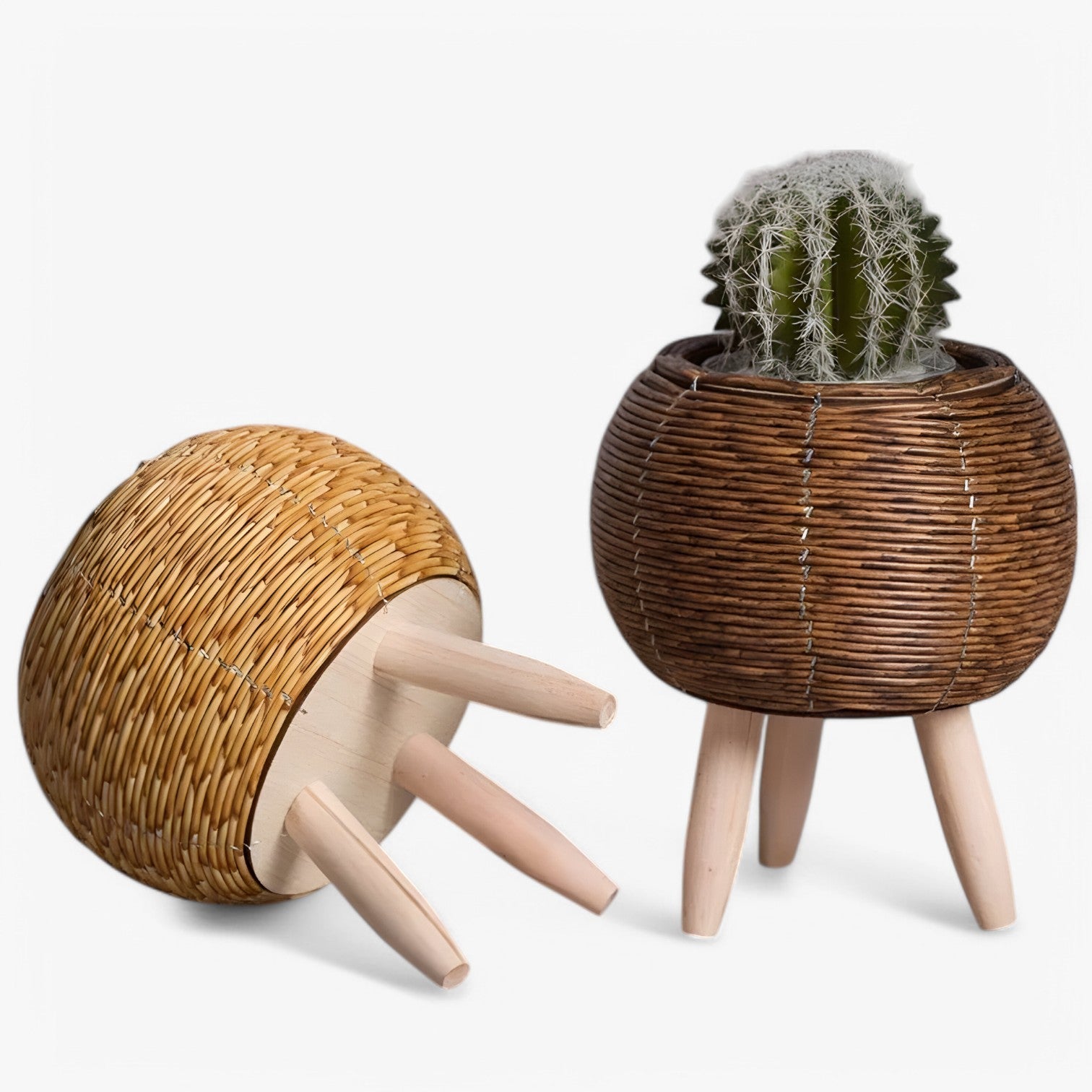 Vaso di Fiori Rotan – Stile per le Sue Piante - - fiori Garden Garden supplies Home & Garden piante rotan stile vaso vaso fiori - Concept Palermo