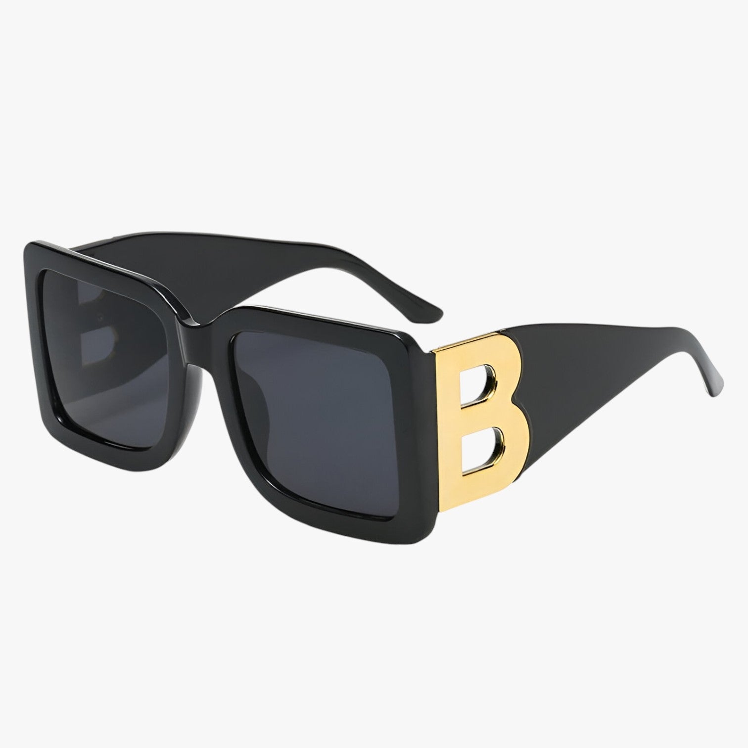 Audace e stiloso - Occhiali da sole oversized con protezione UV400 Uomo - Nero Grigio Come Immagine - audace audace stiloso Fashion Sunglasses occhiali oversized polarized sunglasses women protezione sole stiloso sunglasses - Concept Palermo