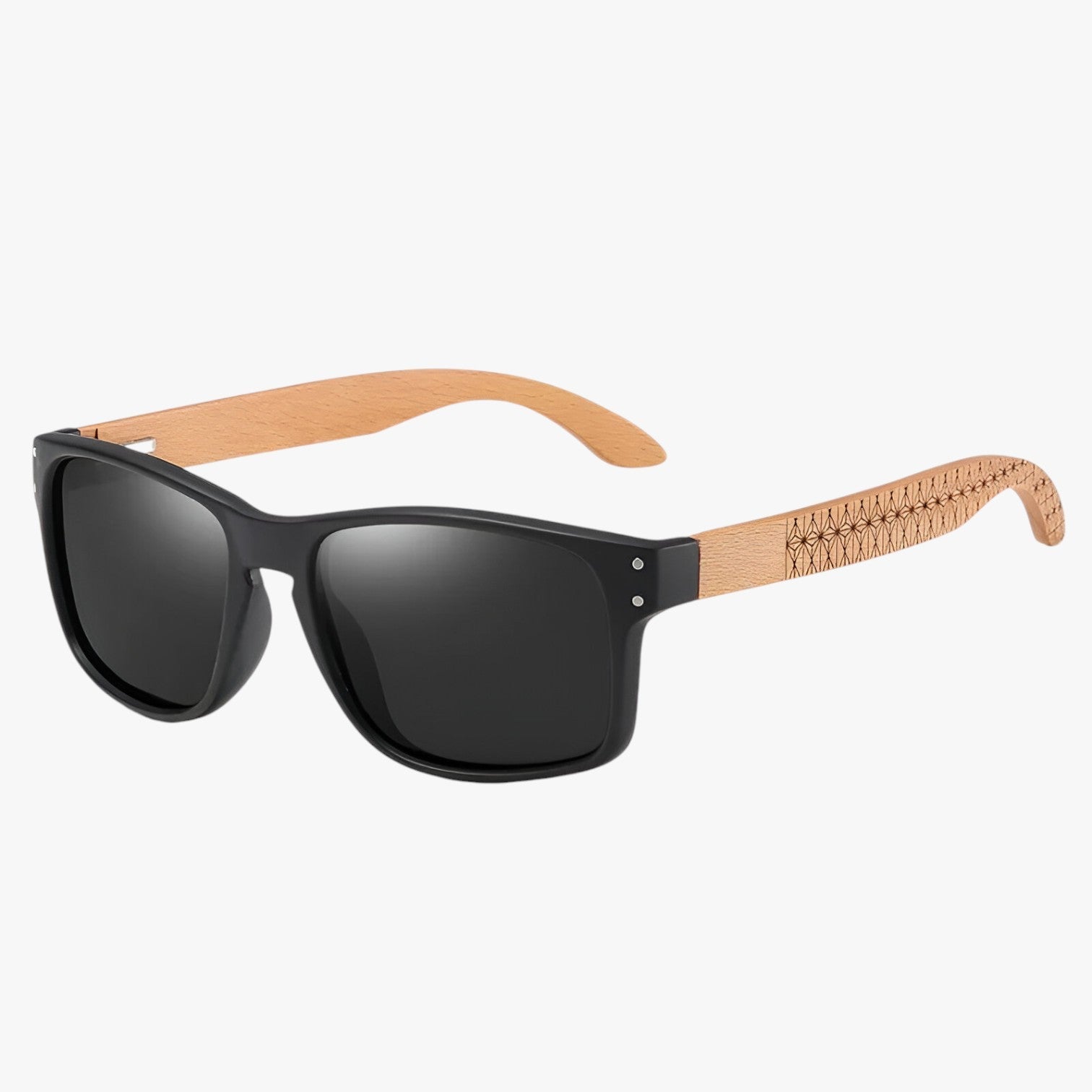 Midnite Star Occhiali da sole in legno – Protezione UV per uomini - Nero - legno mens sunglasses midnite midnite star occhiali protezione sole star sunglasses - Concept Palermo