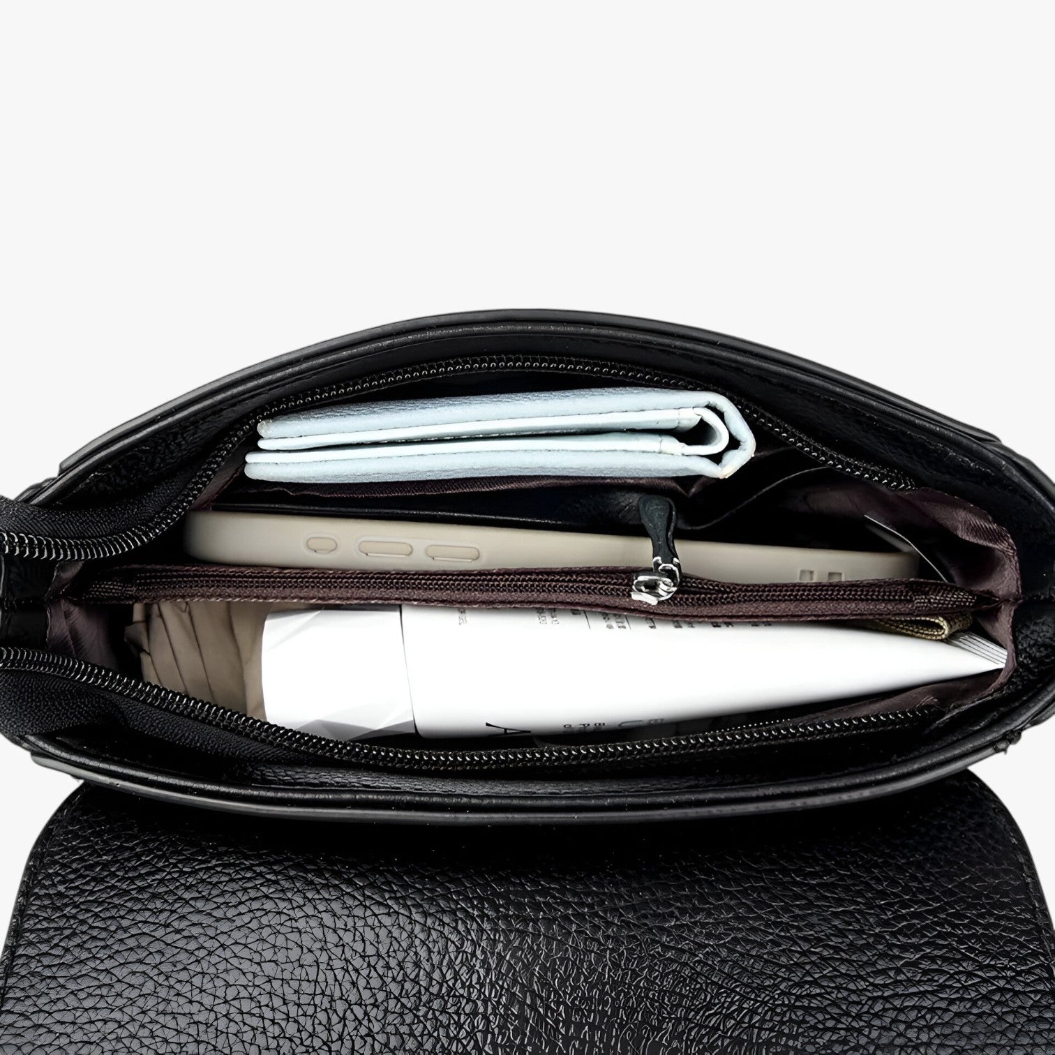 Borsa a Tracolla Nera Donna in Pelle PU, Piccola Elegante con Catena Oro e Interno Spazioso - - bags borsa borsa tracolla handbags pelle tracolla women bags Women's handbags Women's shoulder bag - Concept Palermo