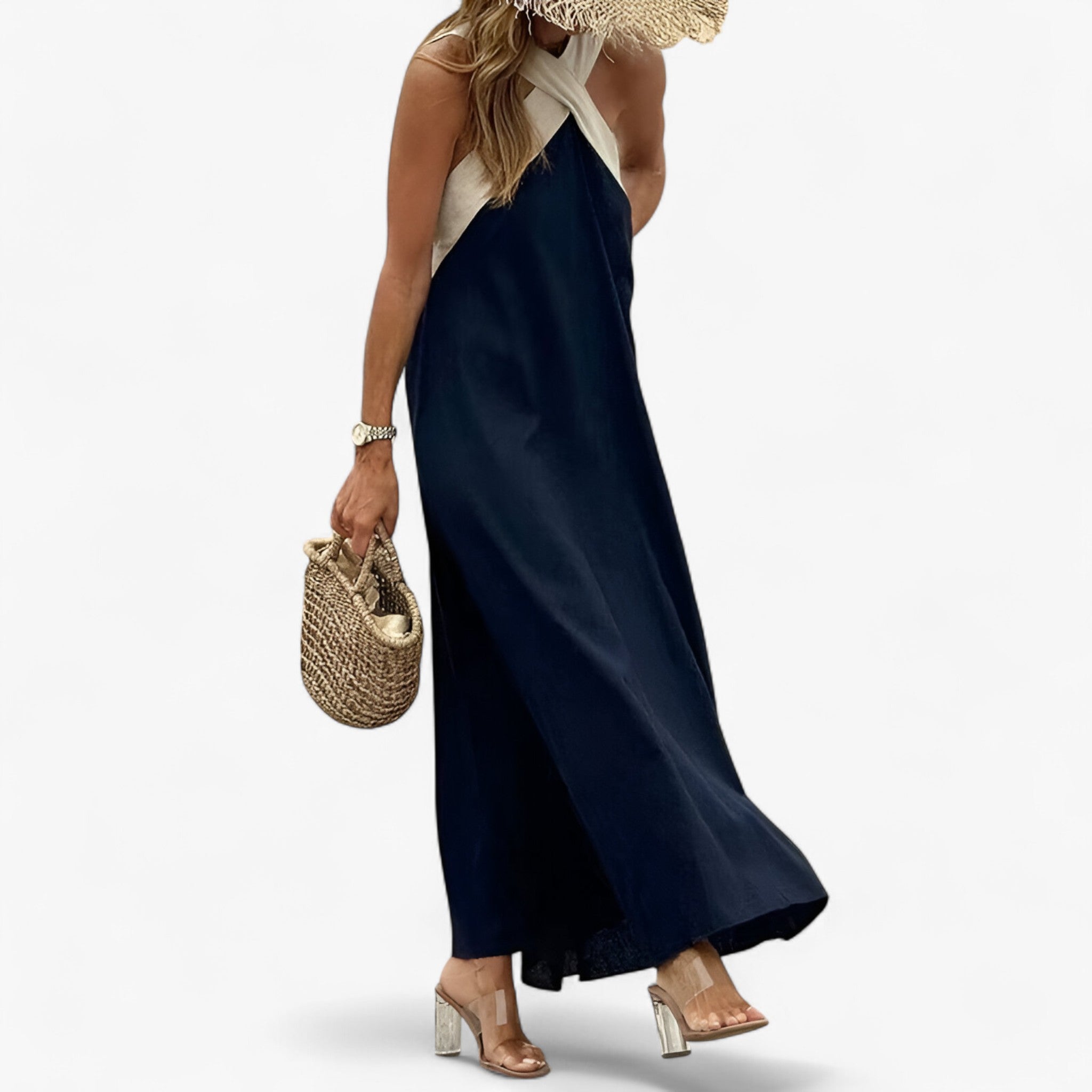 Abito con scollo all'americana intramontabile Donna Bordeaux Donna - - abito abito scollo americana bordeaux casual dresses donna dresses intramontabile moda mujer ropa scollo spring summer - Concept Palermo