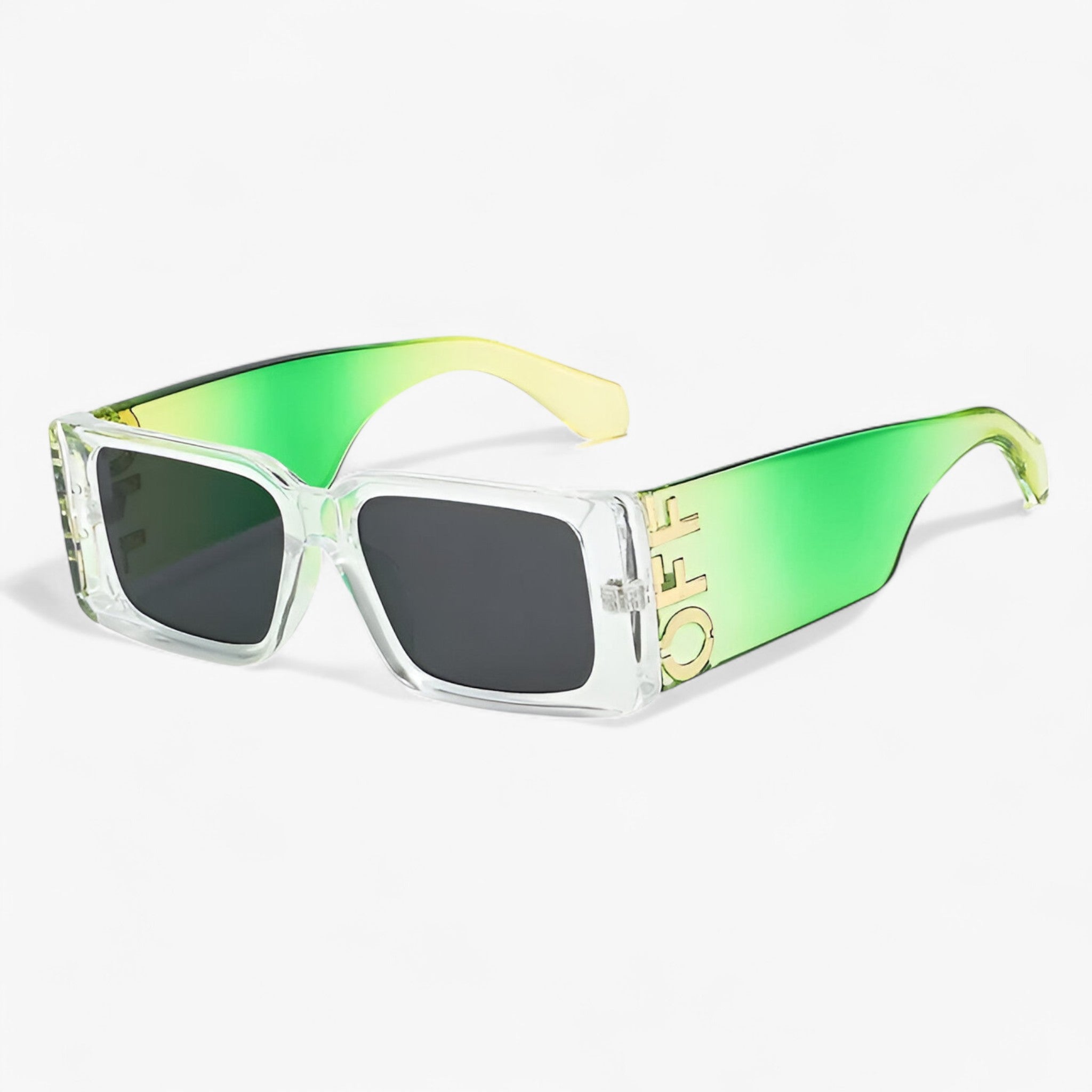 Occhiali da sole retrò con montatura quadrata e gambe larghe Uomo - Nero Verde NO box - gambe larghe men sunglasses polarized mens sunglasses montatura occhiali occhiali sole Polarized man sunglasses quadrata retr sole Sunglasses sunglasses polarized men - Concept Palermo