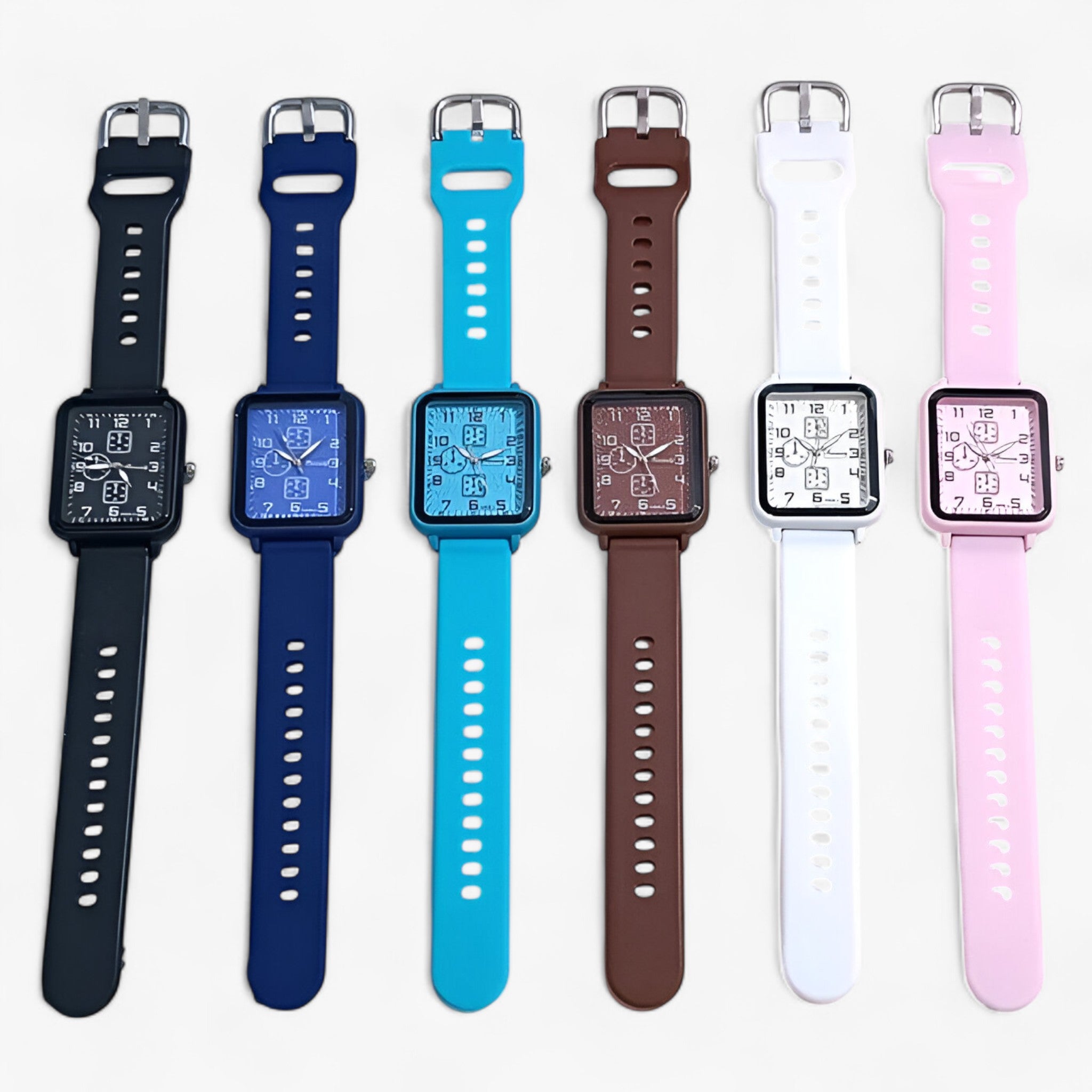 Orologio sportivo da donna al quarzo con cinturino in silicone blu - - cinturino donna female watch orologio orologio sportivo quarzo silicone sportivo watch for women watches - Concept Palermo