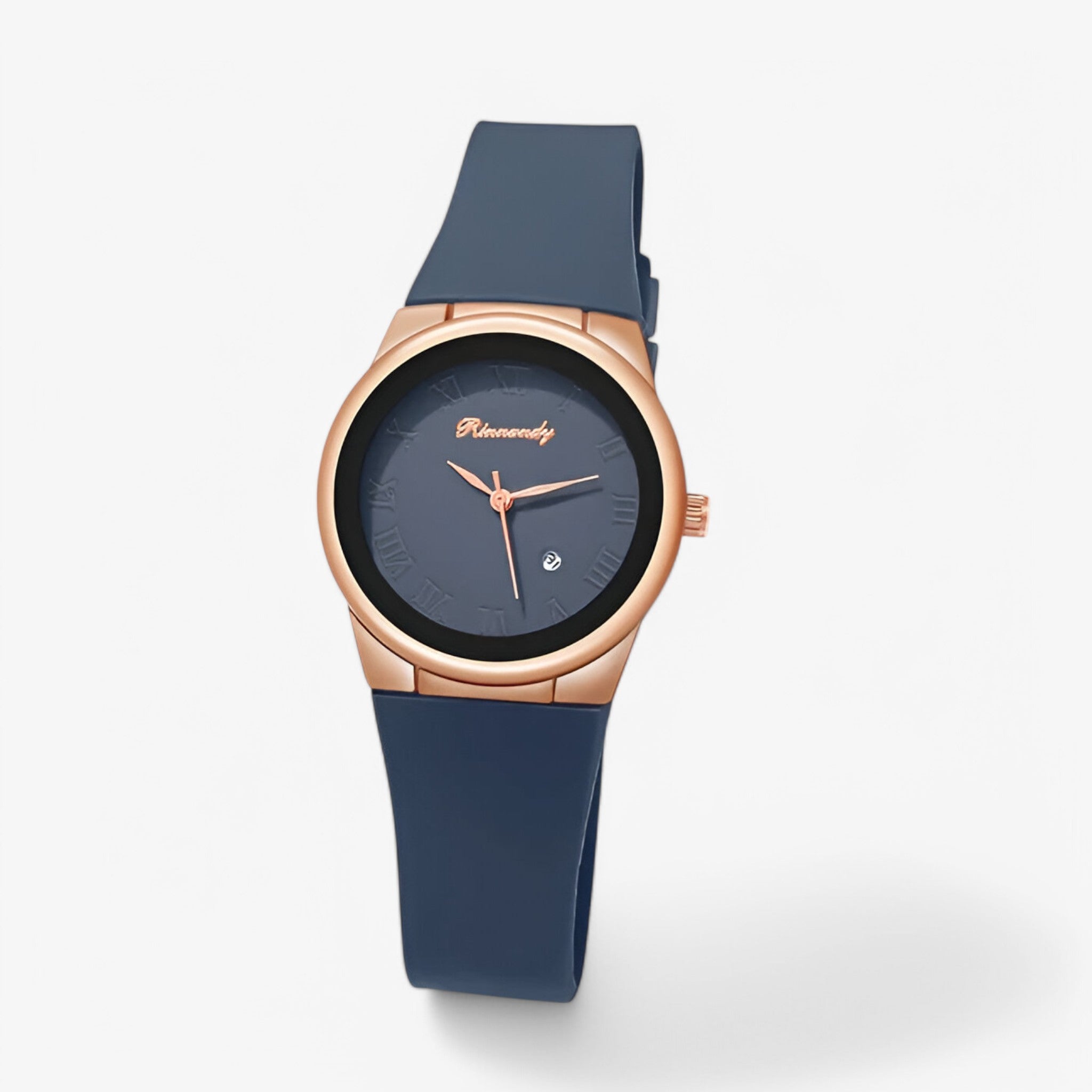 Orologio al quarzo da donna con cinturino sportivo in silicone - Blu - cinturino donna orologio orologio quarzo quarzo silicone sportivo watch for women watches - Concept Palermo
