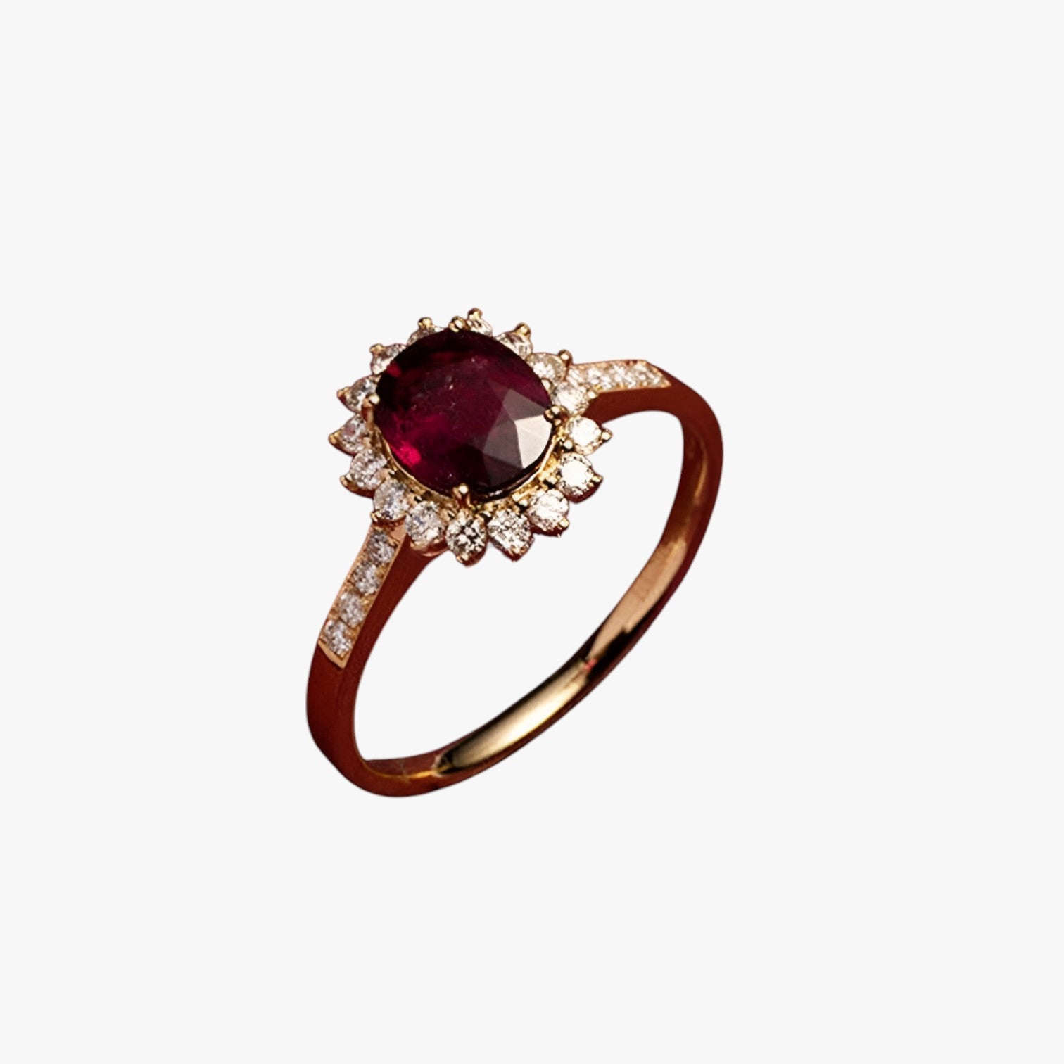 Anello vintage con flair reale e scintillante aspetto di rubino Oro Uomo - oro 5 - anello anello vintage aspetto flair jewelry reale Rings rubino scintillante womens ring - Concept Palermo