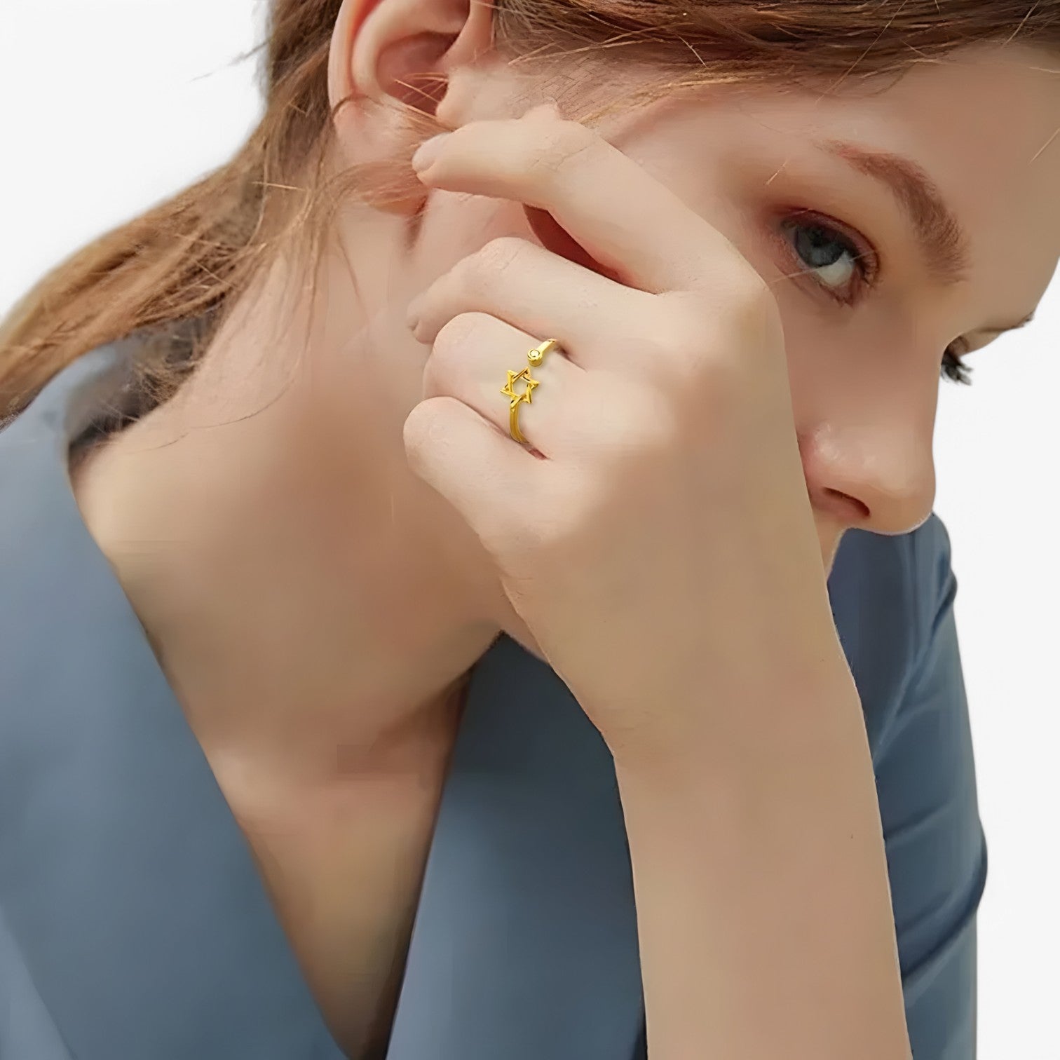 Anello in zircone ster - Regolabile e bellezza senza tempo - - Accessories Jewelry anello anello zircone bellezza jewelry regolabile Rings ster tempo womens ring zircone - Concept Palermo