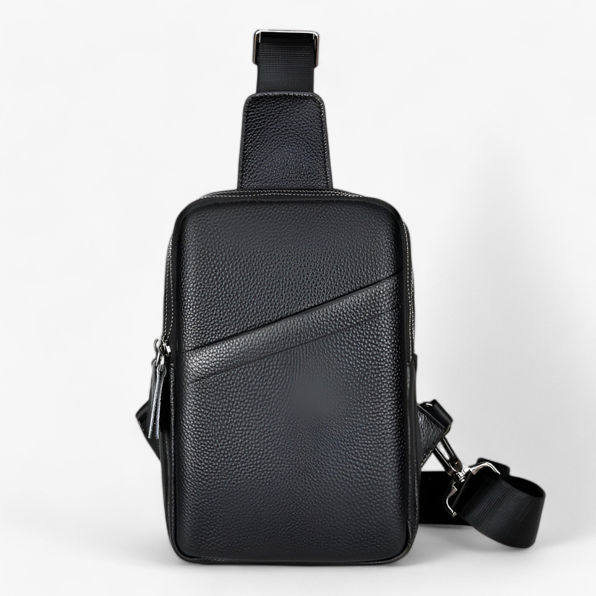 Borsa a Tracolla Ecopelle Nera Elegante e Funzionale - - accessoires bags borsa borsa tracolla ecopelle funzionale nera tassen tracolla - Concept Palermo
