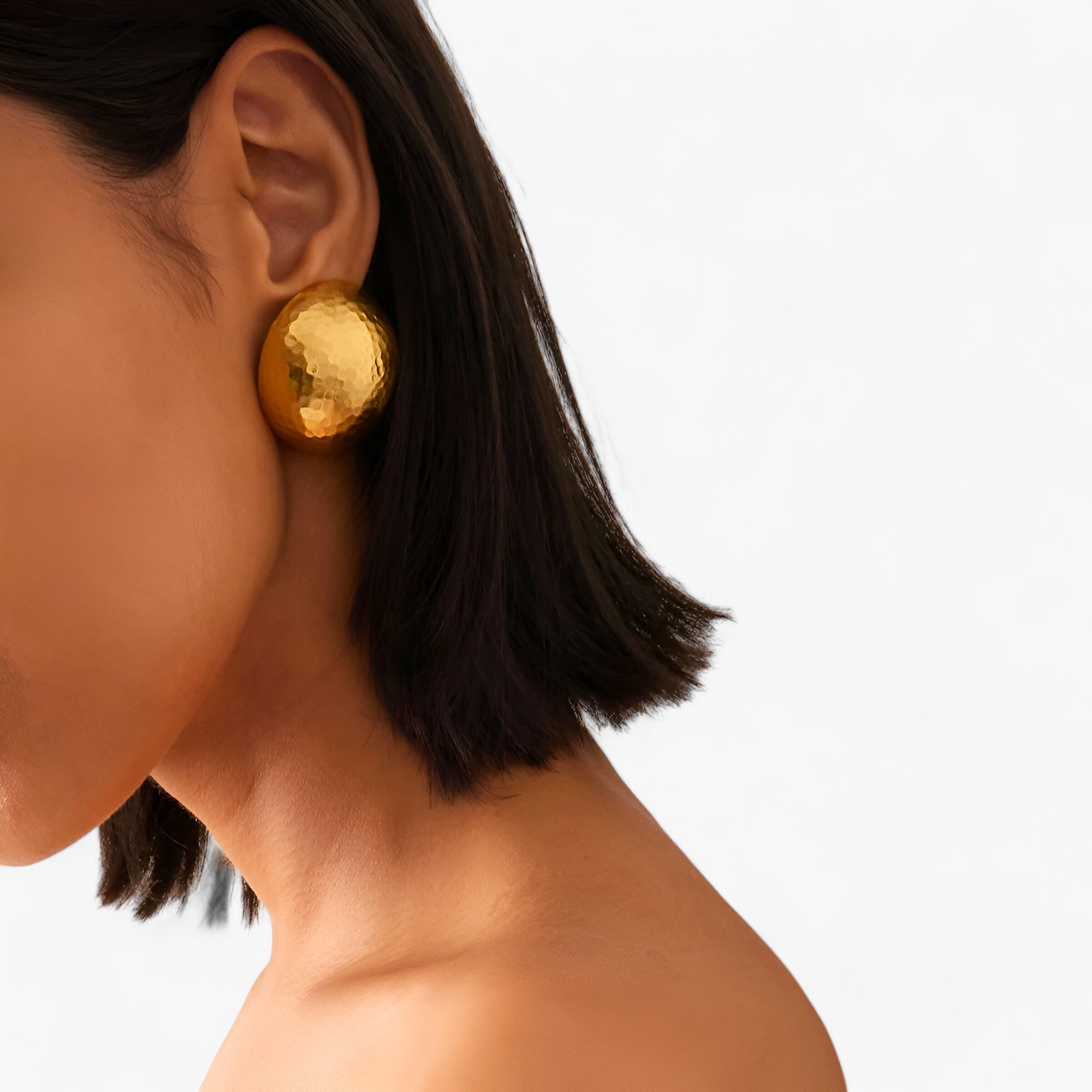 Orecchini in oro a mezza luna - Stile e durata senza tempo Acciaio Donna - - acciaio donna durata EARRINGS Earrings for Women Girls jewelry luna mezza New Fashion Earrings orecchini orecchini mezza - Concept Palermo