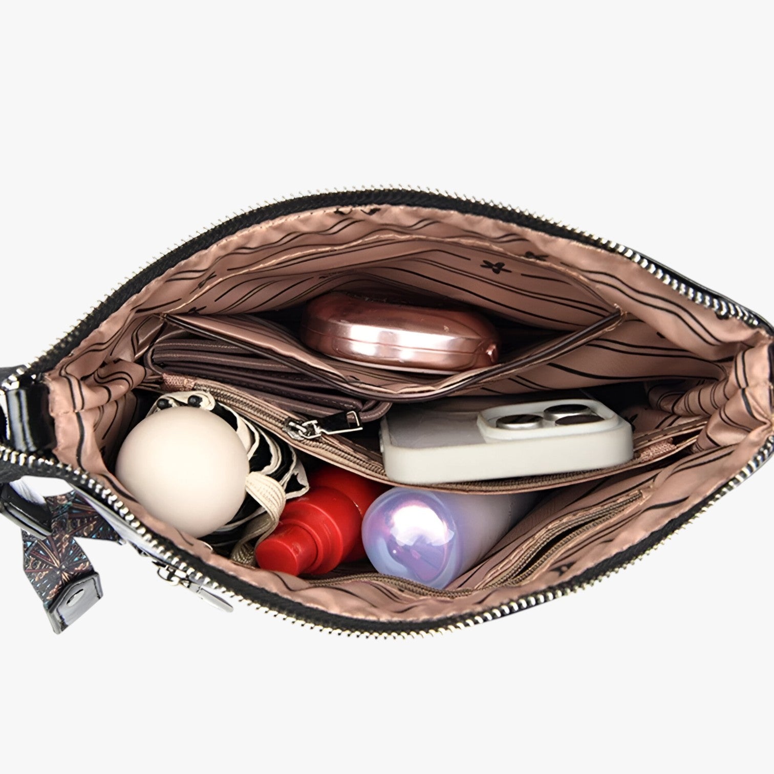Borsa a Tracolla da Donna di Lusso Firmata in Pelle Nera Elegante - - Bags borsa borsa tracolla donne firmata tracolla women bags Women's handbags - Concept Palermo