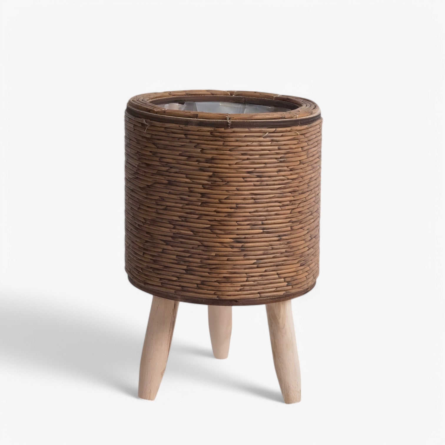 Vaso di Fiori Rotan – Stile per le Sue Piante - Stile 3 Marrone - fiori Garden Garden supplies Home & Garden piante rotan stile vaso vaso fiori - Concept Palermo