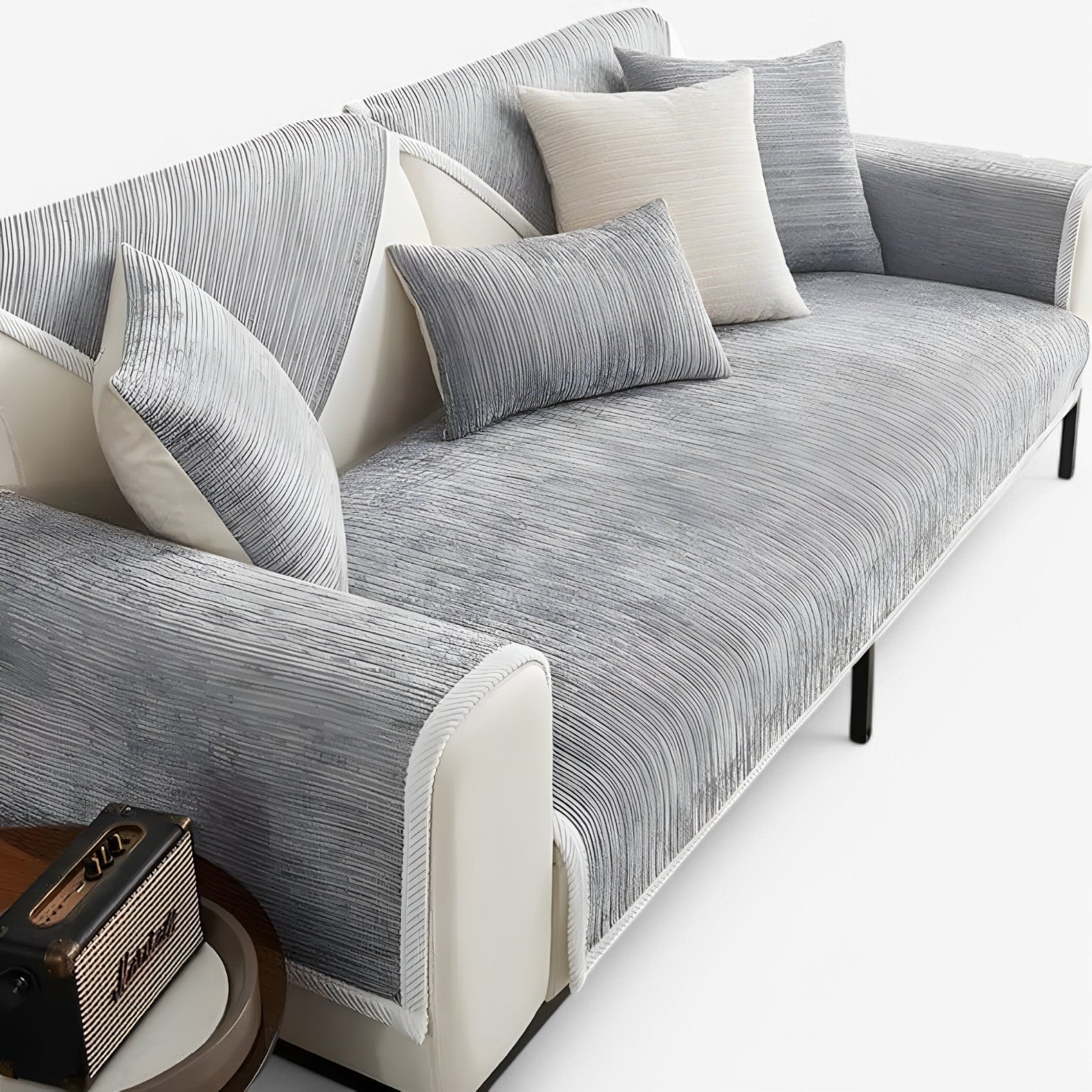 Copertura per Divano in Chenille Rigata – Protegge e Abbellisce il Tuo Divano - - abbellisce chenille copertura copertura divano divano Home Home & Garden protegge rigata - Concept Palermo
