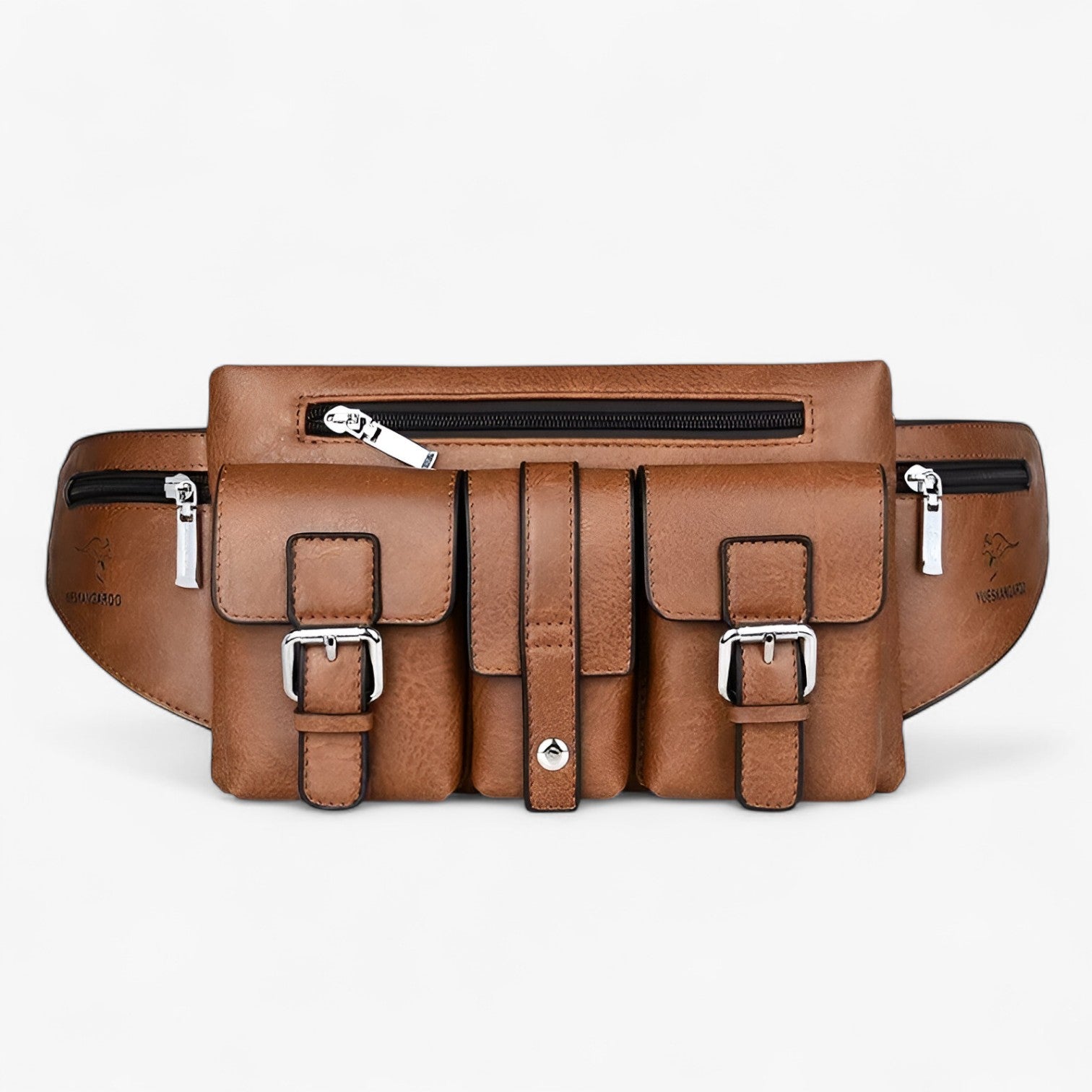 Marsupio in pelle da uomo - Comodo, sicuro - marrone - bag Bags Leather Bag marsupio marsupio pelle mens bag pelle sicuro uomo - Concept Palermo