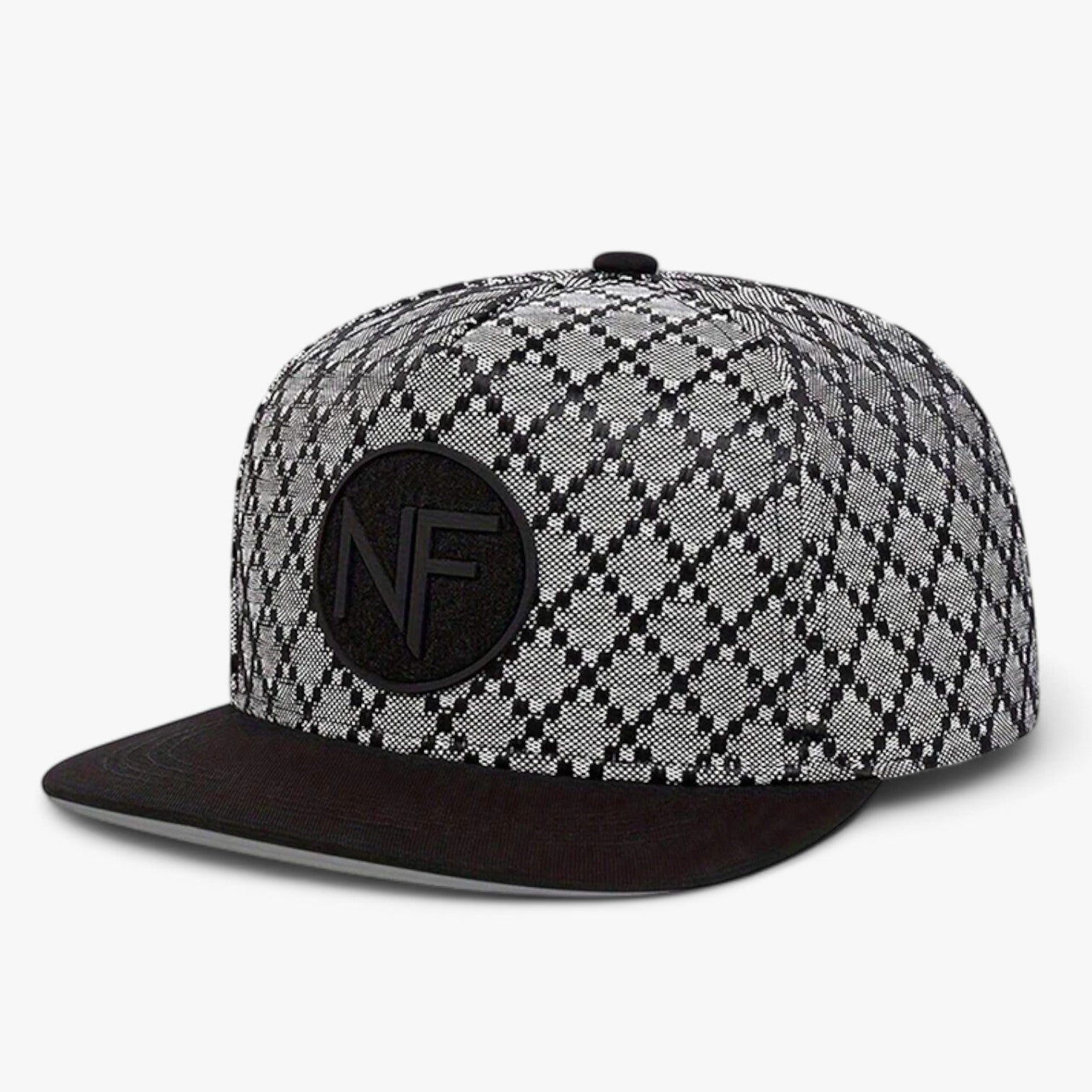 Berretto Snapback Stijloso NF – Regolabile e Protettivo UV Uomo - Nero Bianco - berretto berretto snapback caps men's hat mens accessory protettivo regolabile snapback stijloso uomo - Concept Palermo