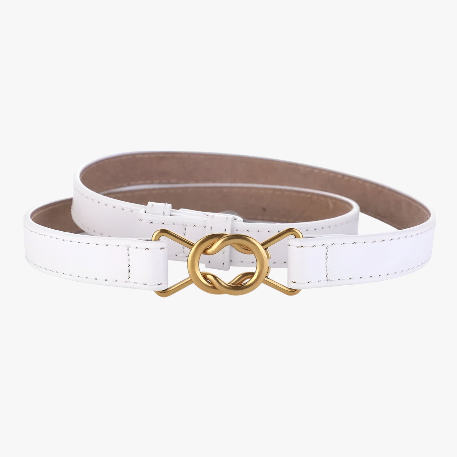 Cintura senza fori regolabile - bianco 95cm - Belts belts for woman cintura cintura fori fori regolabile waist belt for women Womens belt - Concept Palermo