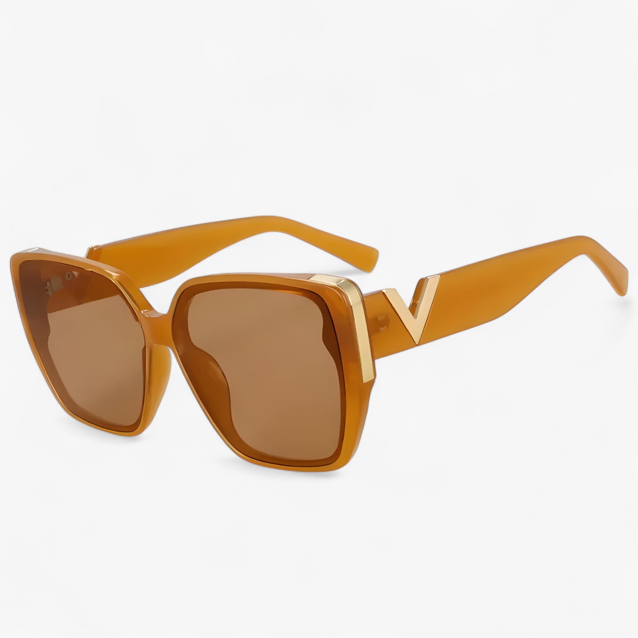 Occhiali da sole a specchio vintage a forma di V Uomo - Tè - Fashion Sunglasses forma men sunglasses polarized mens sunglasses occhiali occhiali sole Polarized man sunglasses sole specchio Sunglasses sunglasses polarized men uomo vintage - Concept Palermo