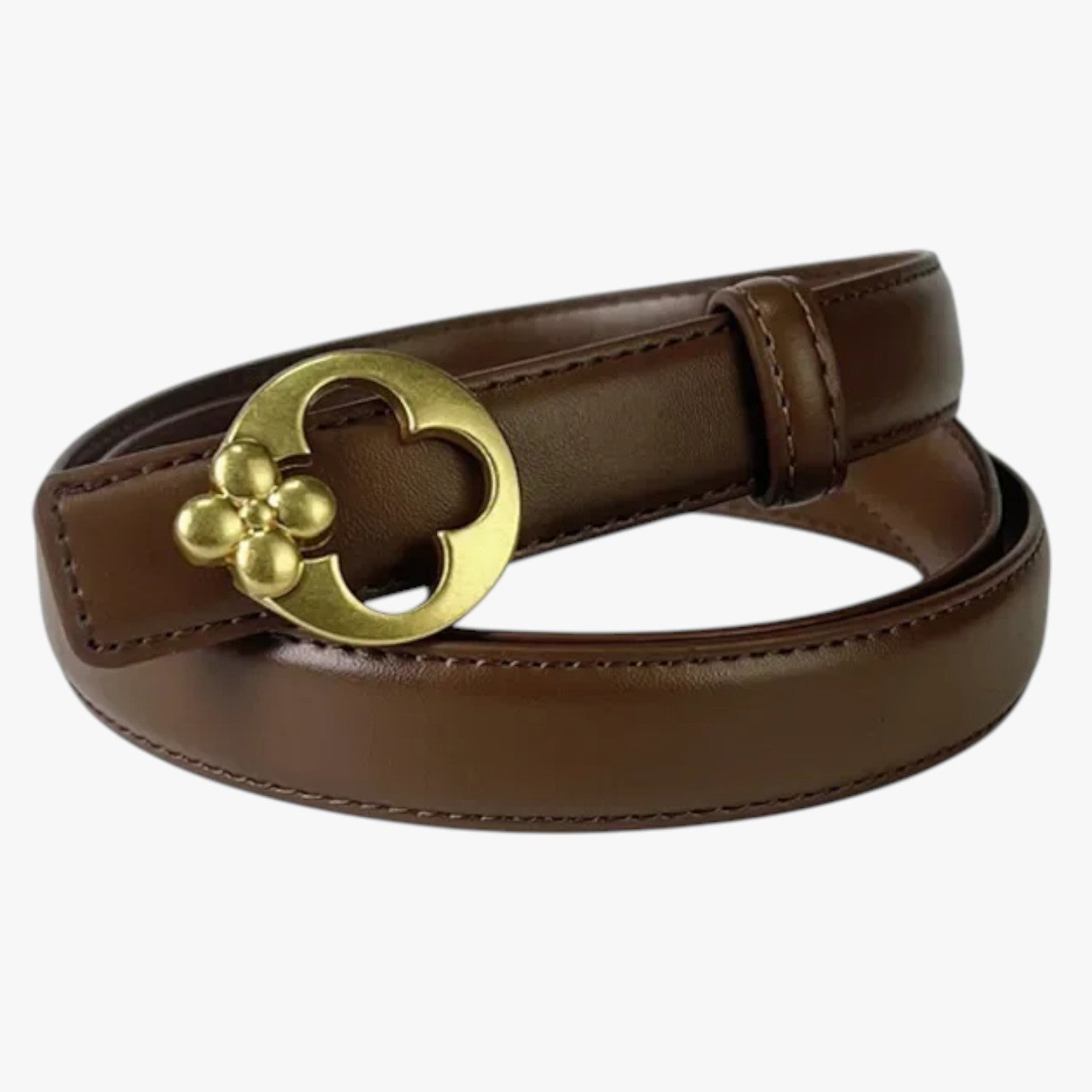 Cintura Donna 2025 Eleganza Casual con Fibbia Designer - marrone 105cm-110cm - Belts casual cintura cintura donna designer donna eleganza fibbia waist belt for women Womens belt - Concept Palermo
