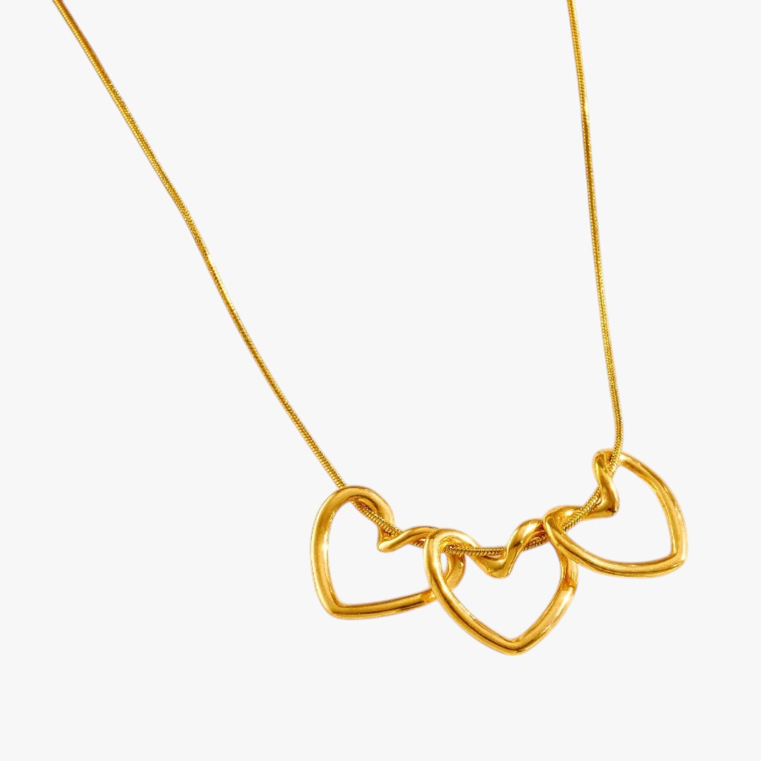 Collana minimalista con cuore dorato Uomo - - collana collana minimalista cuore elegant womens necklaces jewelry minimalista necklace NECKLACES Necklaces for Women uomo - Concept Palermo