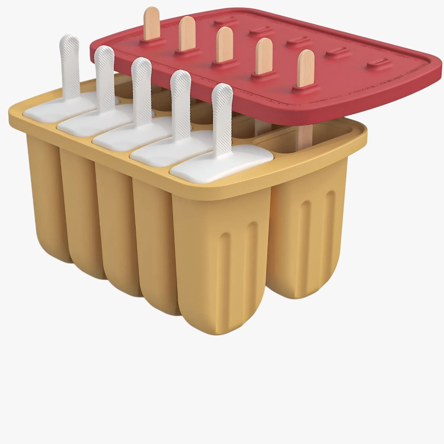 Stampi per Gelato Estivi – Facili Gelati Fai-da-te per Snack Rinfrescanti Uomo - 10 grid-marrone - estivi facili gelati gelato Kitchen kitchen & dining kitchen accessory kitchen tools rinfrescanti snack stampi - Concept Palermo