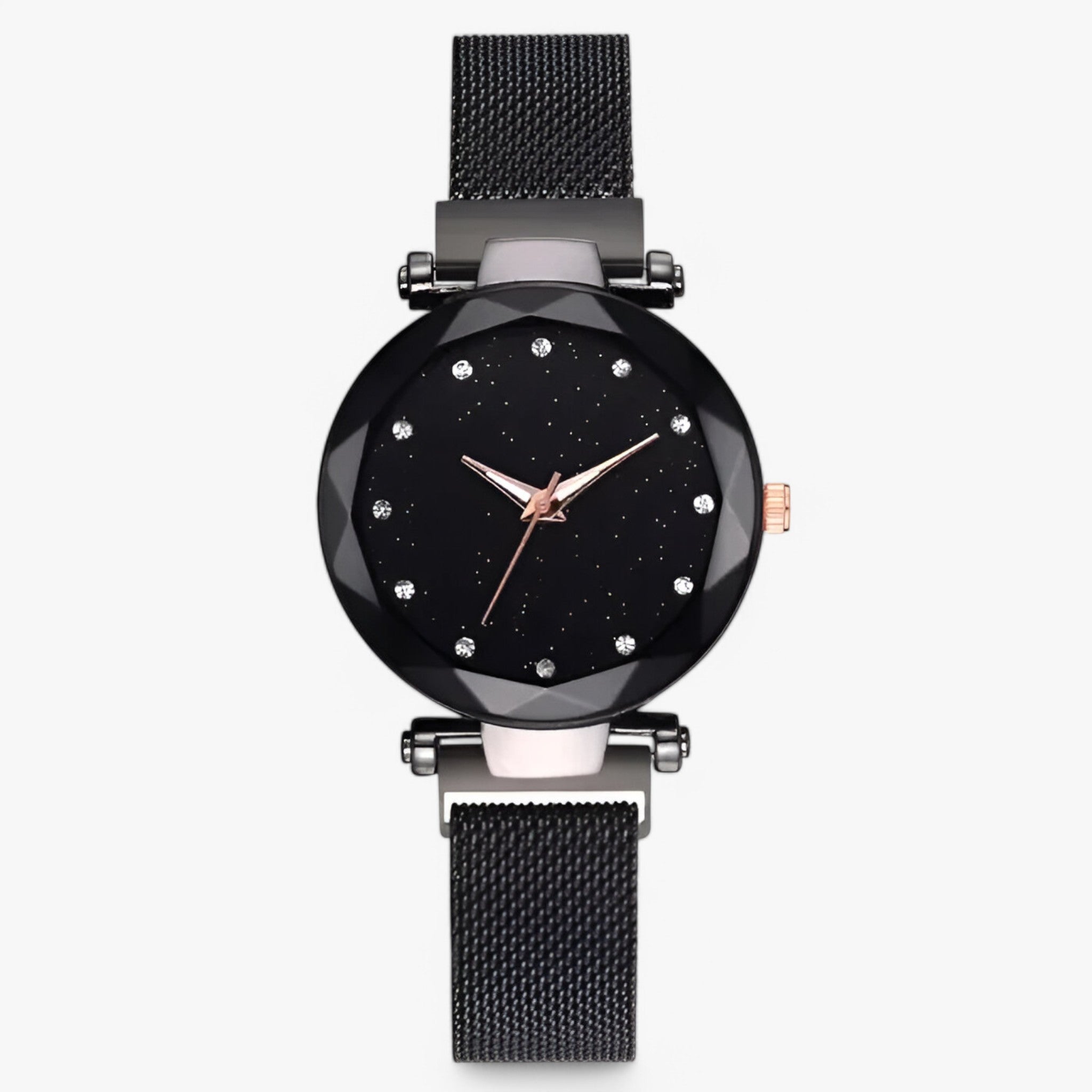 Orologio da Donna con Quadrante Biscotto Stellato - Nera - biscotto donna female watch orologio orologio donna quadrante stellato watch for women watches - Concept Palermo