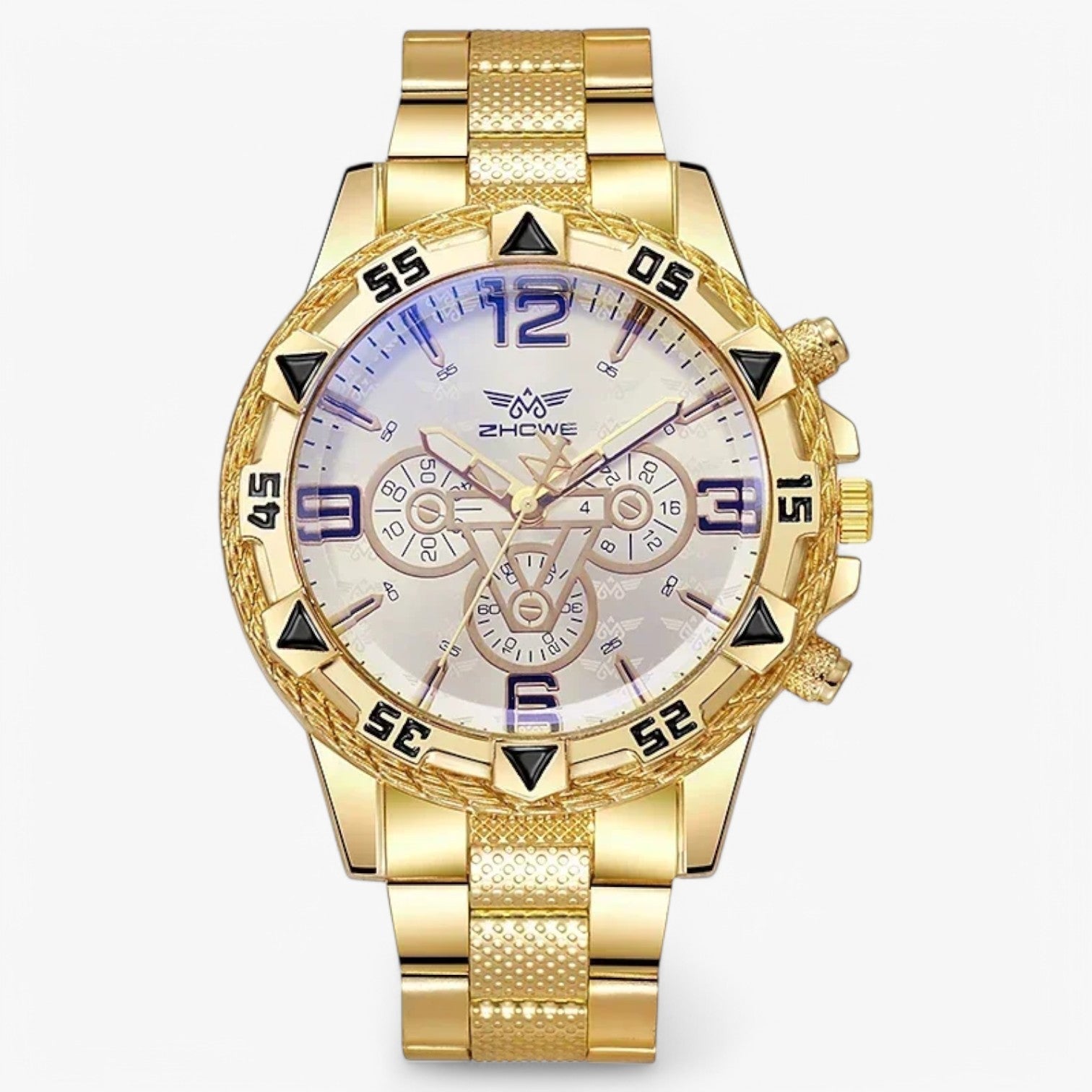 Orologio da uomo di lusso - senza tempo con accenti di luce blu - - accenti luce mens accessory orologio orologio uomo tempo uomo watch for men watches - Concept Palermo