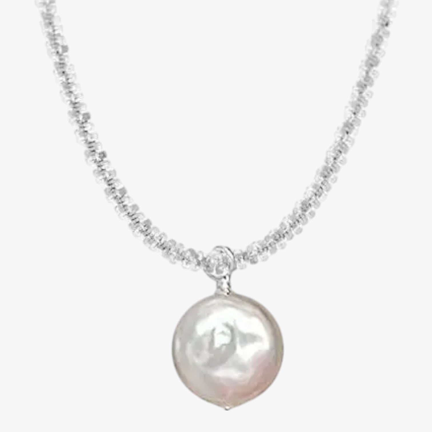 Collana Choker con Perla in Argento 925 - - choker collana collana choker elegant womens necklaces Fashion Necklaces jewelry necklace NECKLACES Necklaces for Women perla - Concept Palermo