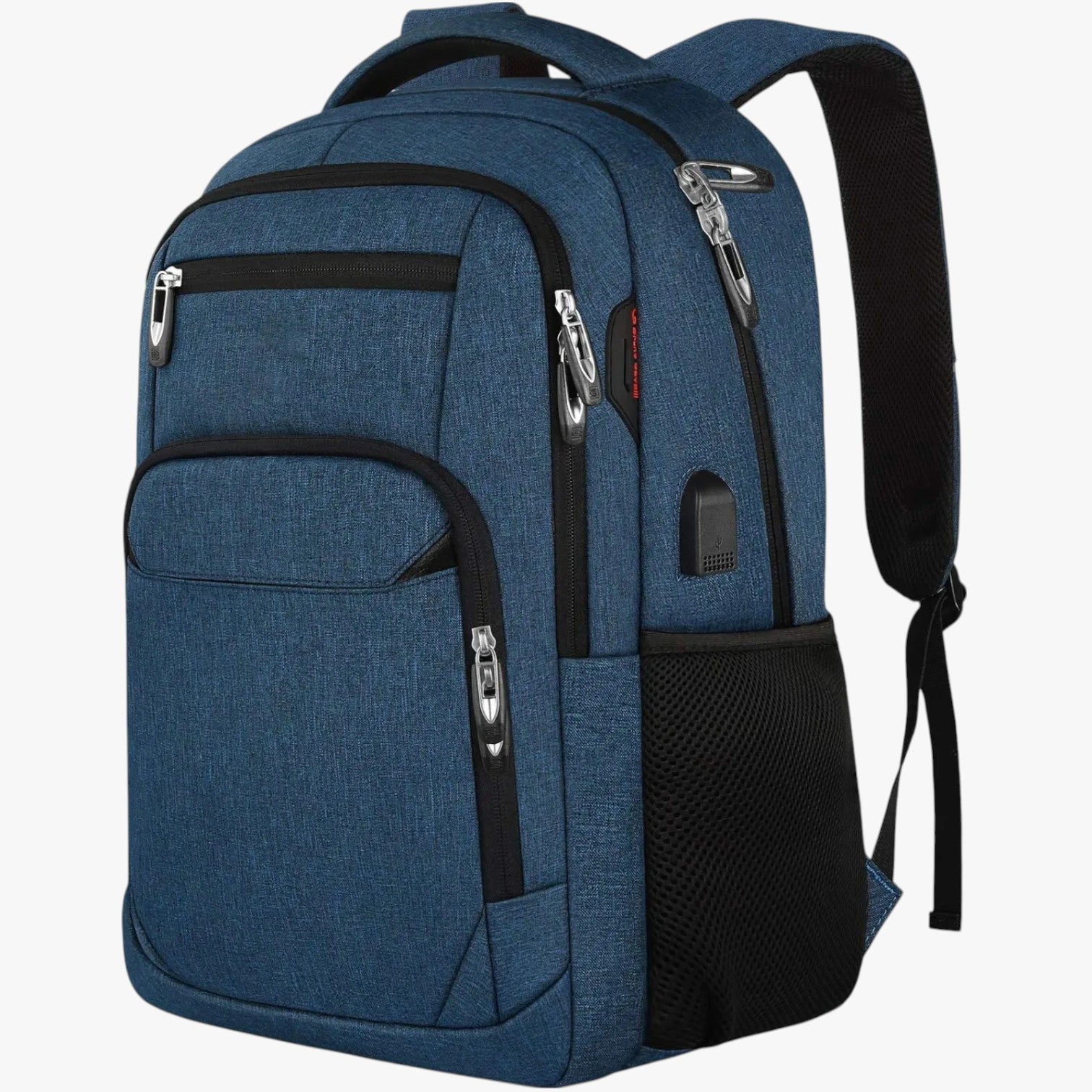 Zaino Impermeabile Multiuso con Porta USB Grande Capacità per Viaggi e Lavoro Uomo - Blu 18 - bag Bags bags for men capacità impermeabile lavoro mens bag multiuso porta uomo viaggi - Concept Palermo