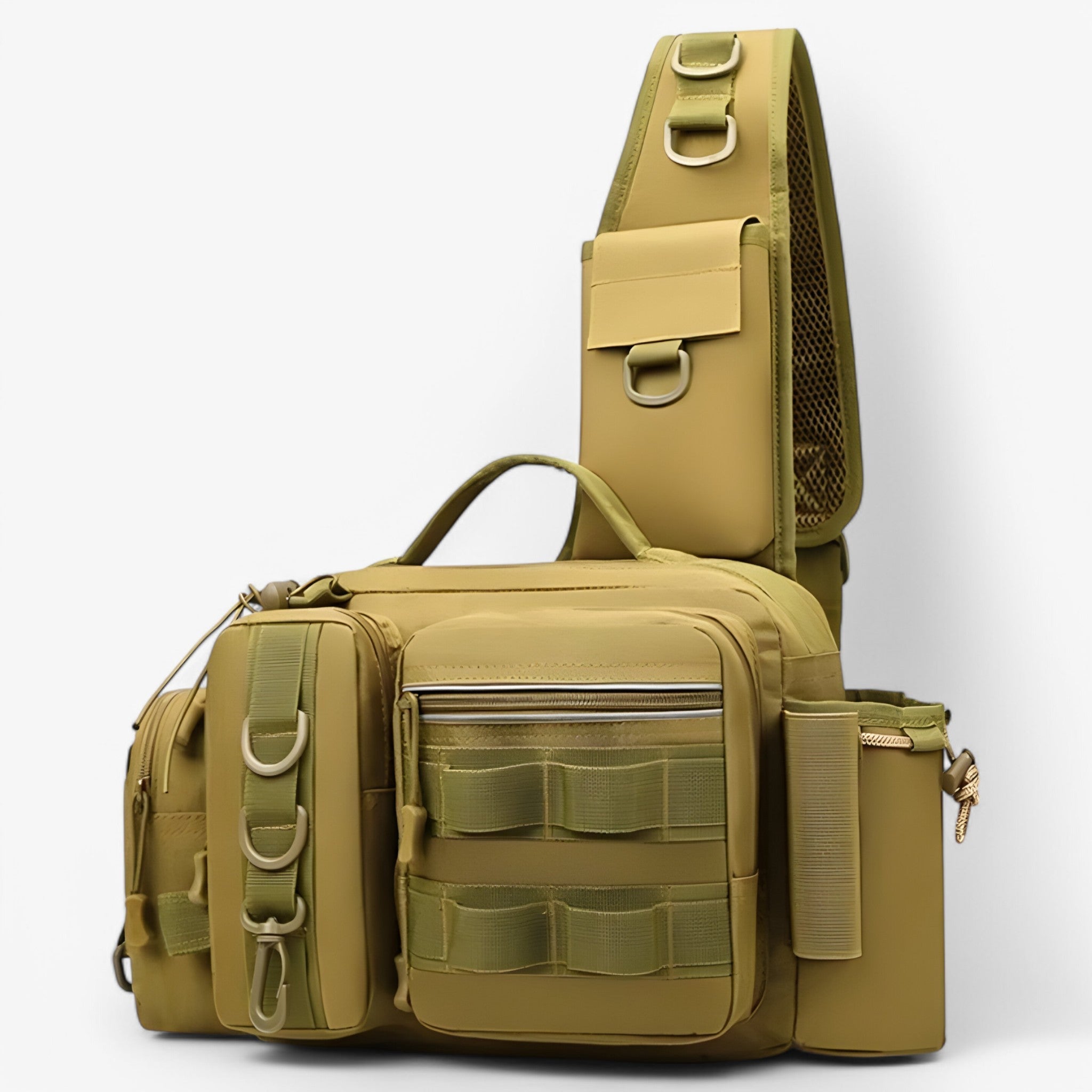 Borse da pesca con portapescatori e design a due livelli Uomo - Kakhi - bag bags borse borse pesca design fishing bag livelli pesca portapescatori uomo - Concept Palermo