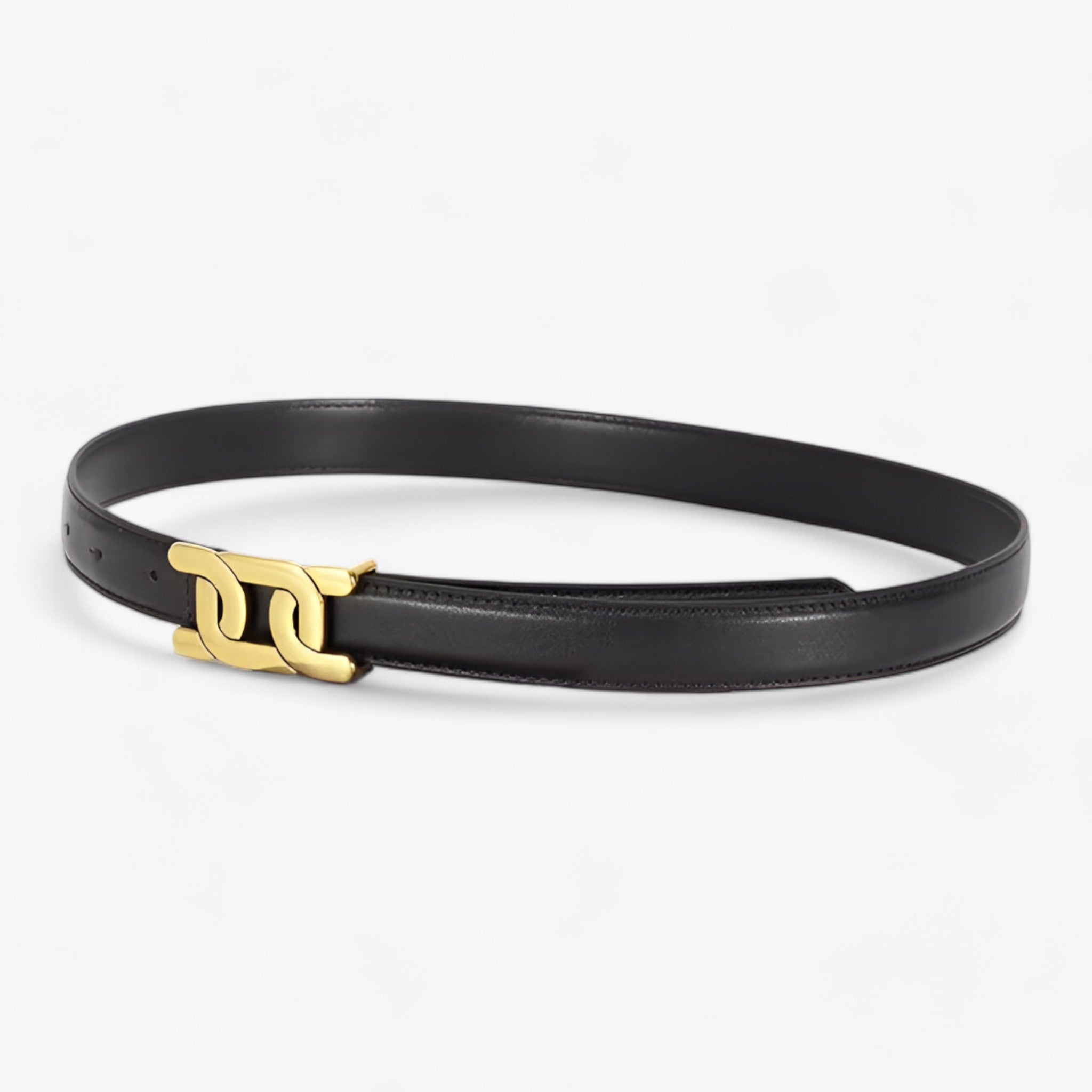 Cintura Donna Versatile in Pelle PU Nera - Stile Retrò Elegante - - accessorio Belts cintura cintura moda donna moda retr versatile WOMEN women's belt - Concept Palermo