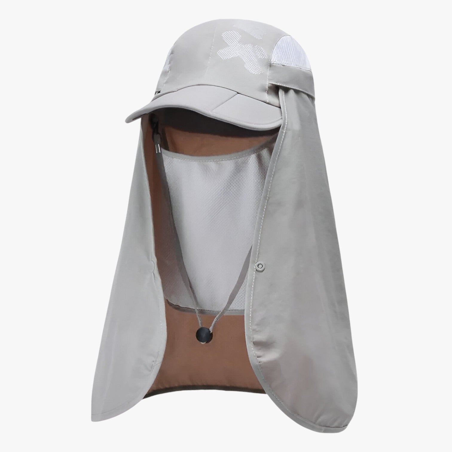 Cappello Estivo Uomo Pieghevole Impermeabile UV – Asciugatura Rapida, Protezione Solare - Grigio chiaro - asciugatura cappello cappello estivo caps estivo impermeabile men's hat mens accessory pieghevole protettivo - Concept Palermo