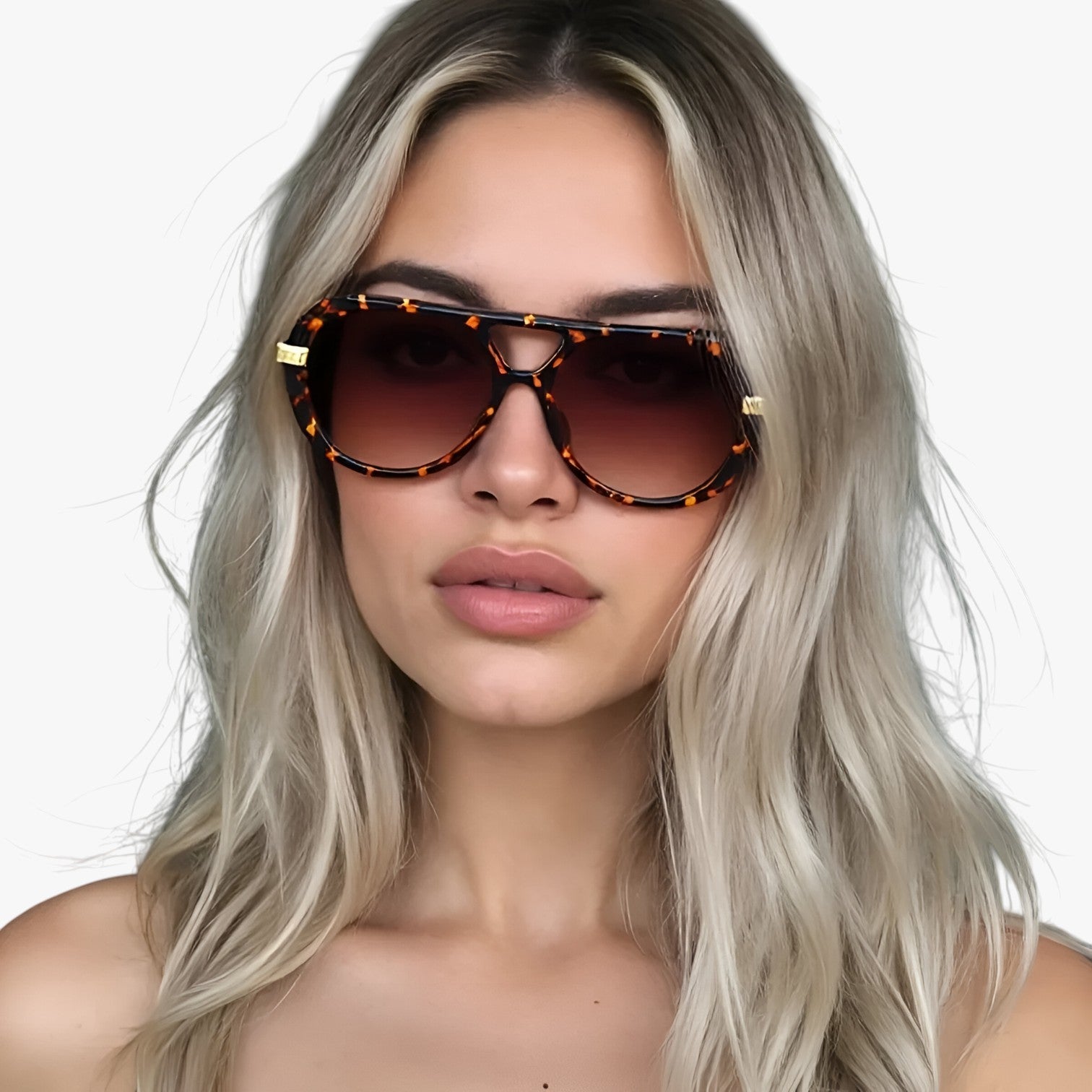 Occhiali da Sole Donna Eleganti con Lenti Gradient Grigie e Montatura Nera - - alla gradientate lenti moda occhiali occhiali sole polarized sunglasses women sole sunglasses - Concept Palermo