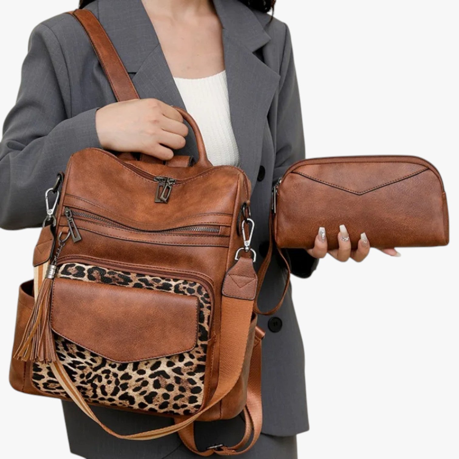 Zaino in pelle e capiente Donna - - bag Bags capiente donna handbags pelle women bags Women's handbags zaino zaino pelle - Concept Palermo