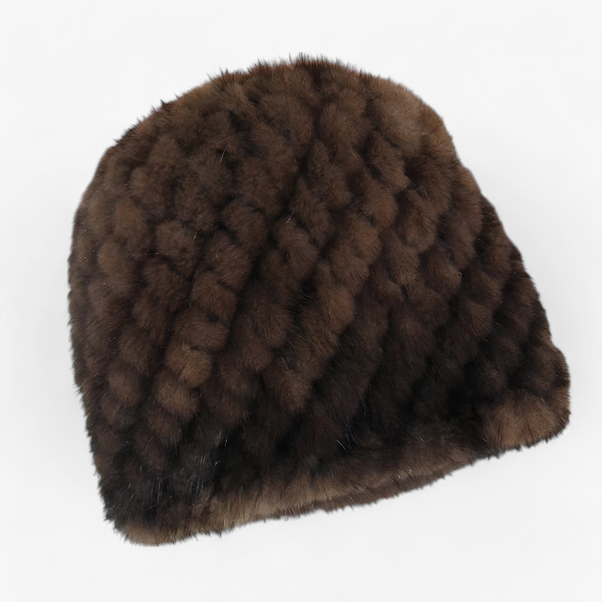 Cappello di Pelliccia di Visone - Calore invernale ed Eleganza Uomo - marrone Buona elasticità - accessoires calore cappello cappello pelliccia eleganza hats invernale pelliccia petten uomo - Concept Palermo