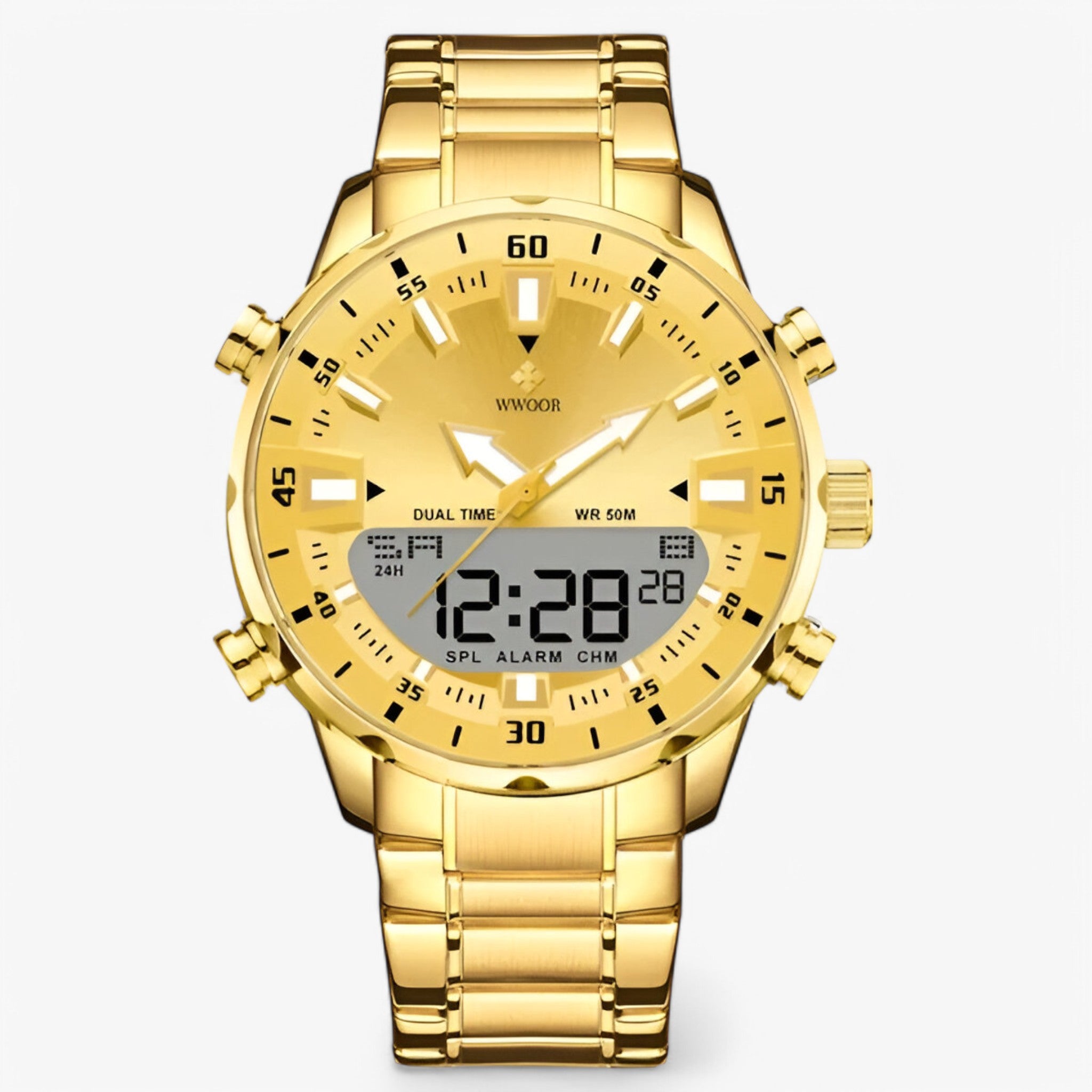 Orologio Militare di Lusso in Acciaio - oro oro - accessoires acciaio horloges militare orologio orologio militare watches - Concept Palermo