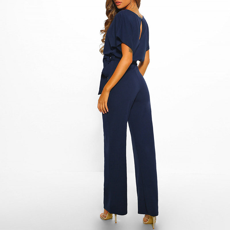 Combinaison Femme Fluide Élégante Ceinturée Large Parfaite - - 29/3/2025 ceinturée combinaison combinaison ceinturée cross-from-seroa-10007771021578 dresses femme jambes larges New-google popular robes - Concept Palermo