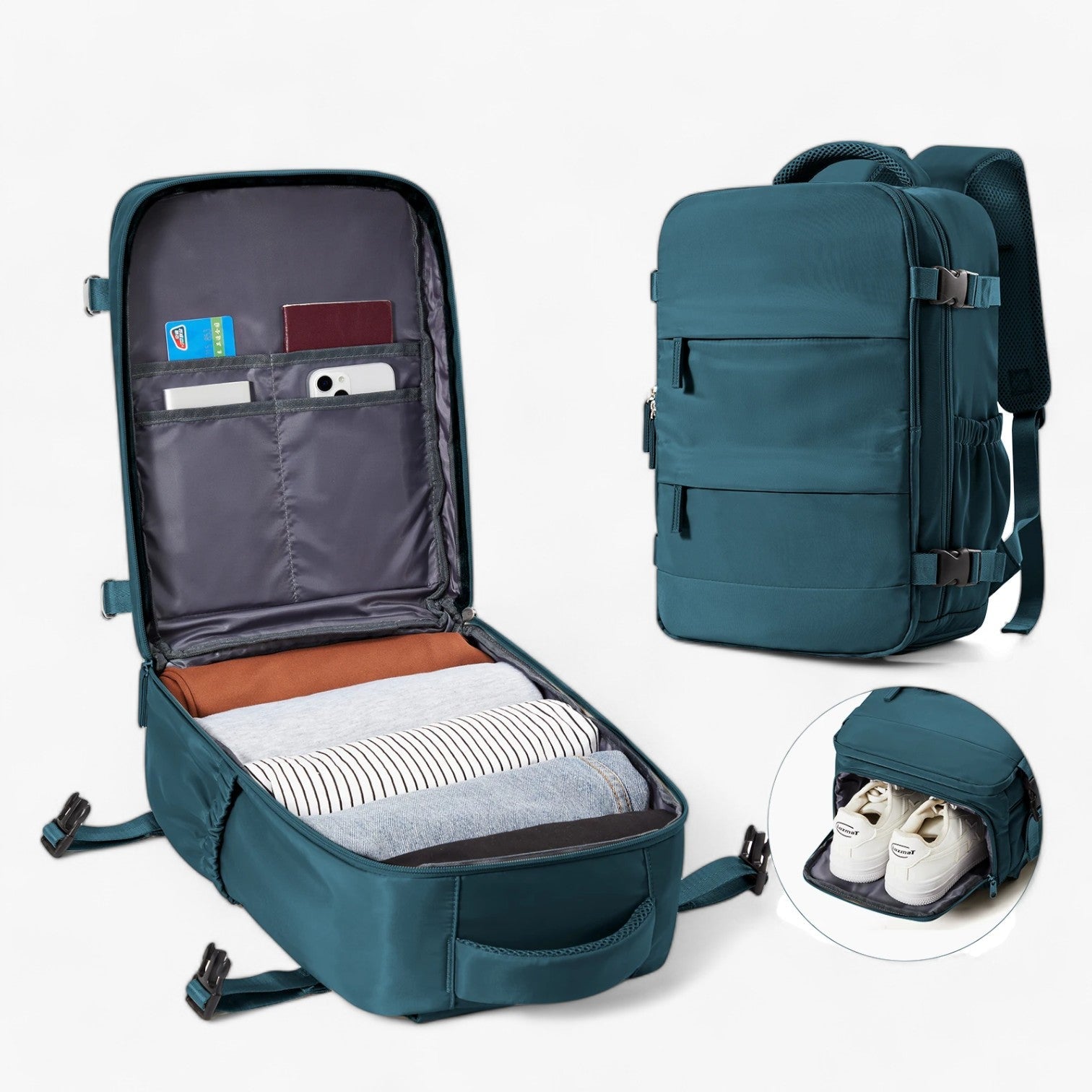 Zaino Cabina Compatto Uomo - Bagaglio a Mano Pratico e Stiloso per Viaggi Brevi - - bag bags cabina compatto mens bag pratico stiloso travel bag uomo zaino zaino compatto - Concept Palermo