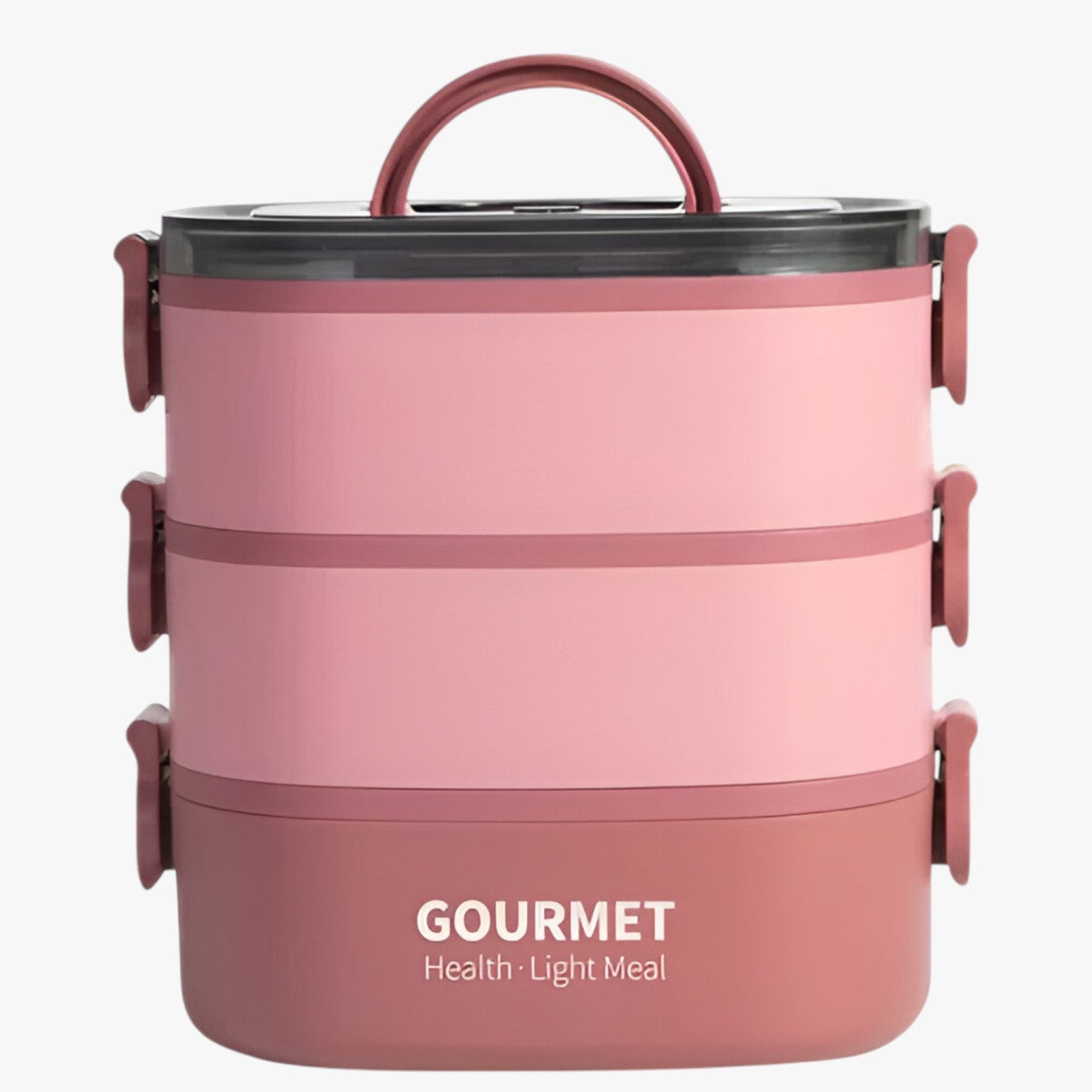 Scatola Pranzo da 2000ML a Prova di Perdite con 3 Scomparti Uomo - Rosa 3 2000ml - Kitchen kitchen & dining lunch box perdite pranzo prova scatola scatola pranzo scomparti uomo - Concept Palermo