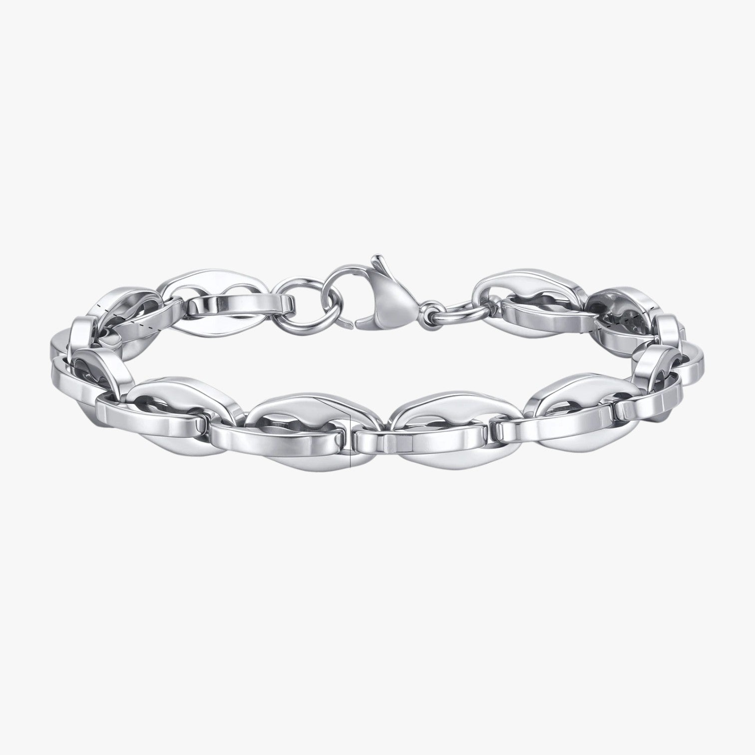 Bracciale Uomo Acciaio Impermeabile Vnox - argento - acciaio bracciale bracciale uomo BRACELET bracelet for men BRACELETS impermeabile jewelry mens bracelet uomo vnox - Concept Palermo