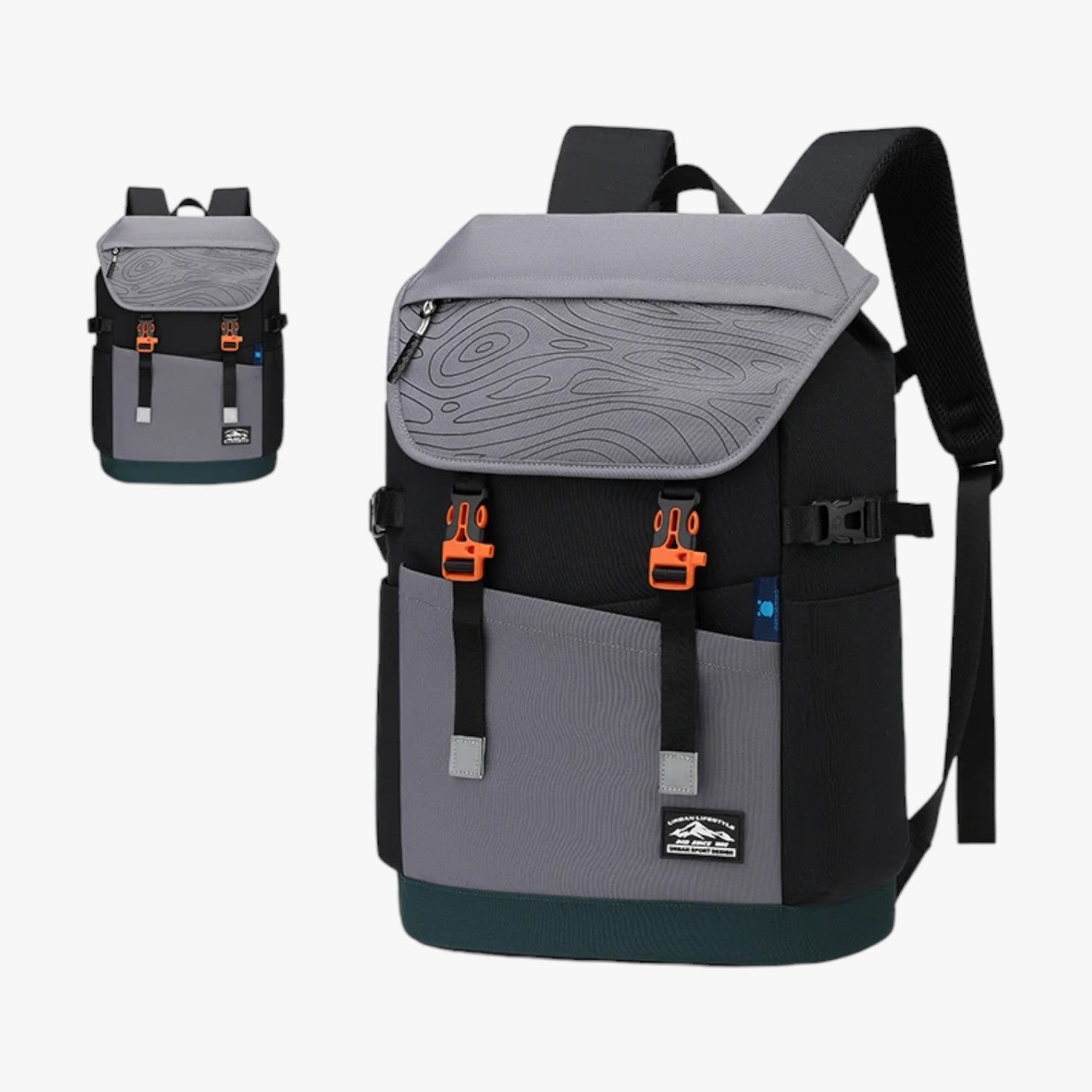 Zaino Outdoor 40L Compatto, Capiente, Pronto per Ogni Avventura Uomo - grigio 15 pollici - avventura Bags bags for men capiente compatto men bag mens bag ogni outdoor pronto uomo - Concept Palermo