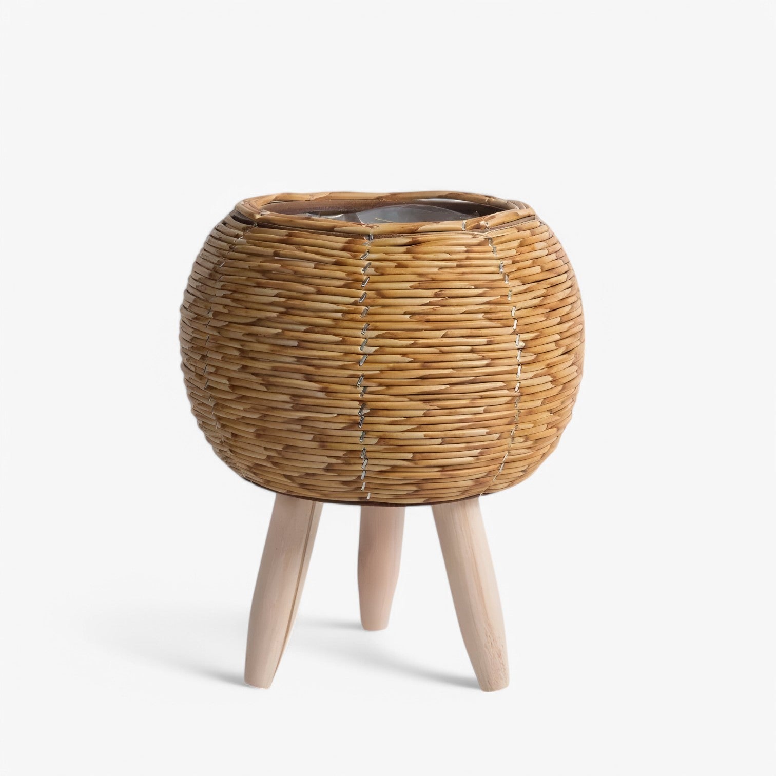 Vaso di Fiori Rotan – Stile per le Sue Piante - Stile 1 Beige - fiori Garden Garden supplies Home & Garden piante rotan stile vaso vaso fiori - Concept Palermo