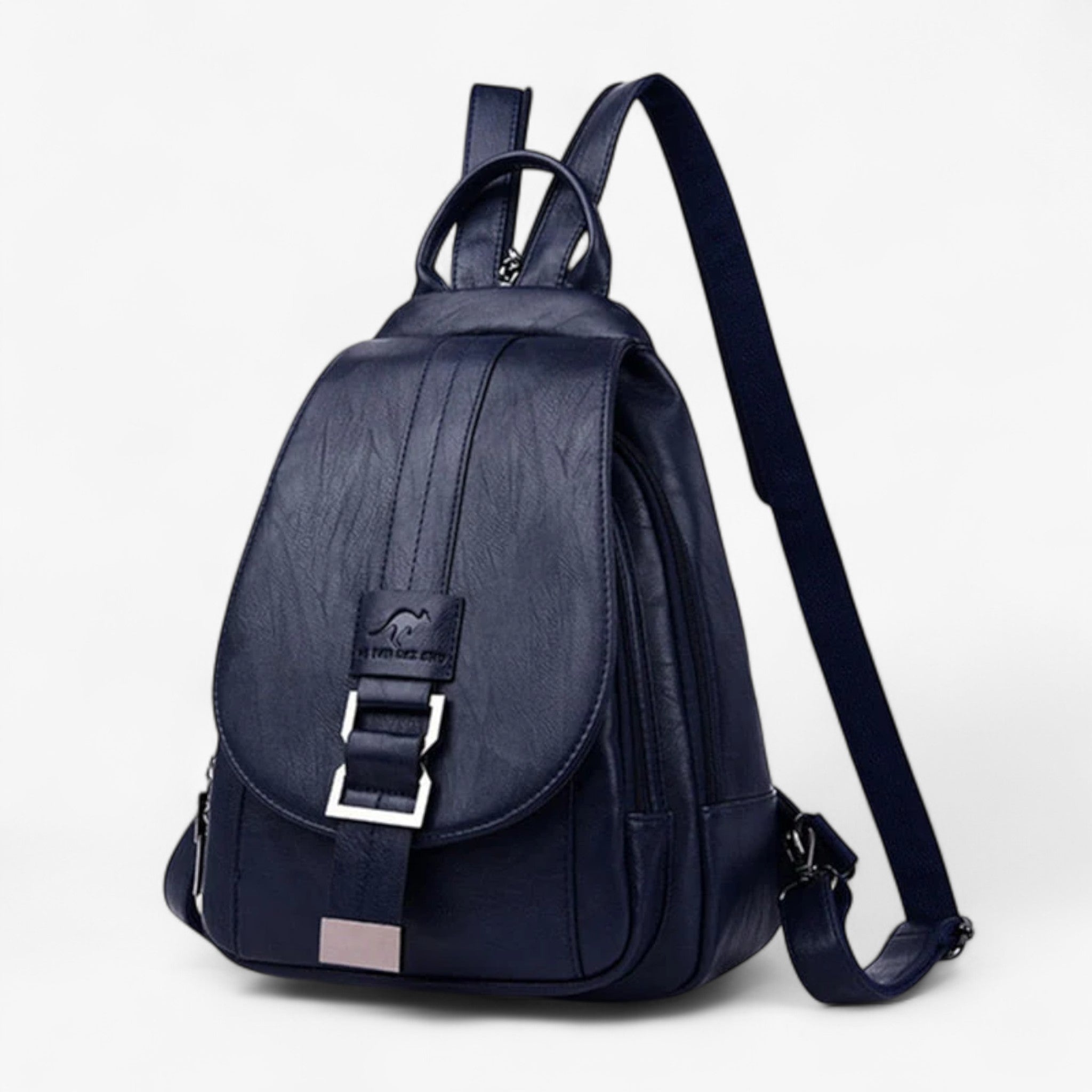 Zaino Donna in Vera Pelle Elegante e Chic, Ideale per Lavoro e Tempo Libero - Blu - Backpacks bags chic pelle women's backpack zaino zaino pelle - Concept Palermo