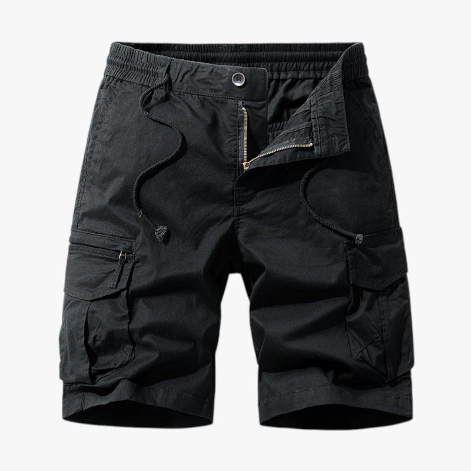 Bermuda cargo da uomo - Comfort estivo con pratiche tasche - Nero - bermuda bermuda cargo cargo comfort estivo Herren Shorts komfortable Shorts pratiche shorts shorts for men Summer shorts tasche - Concept Palermo
