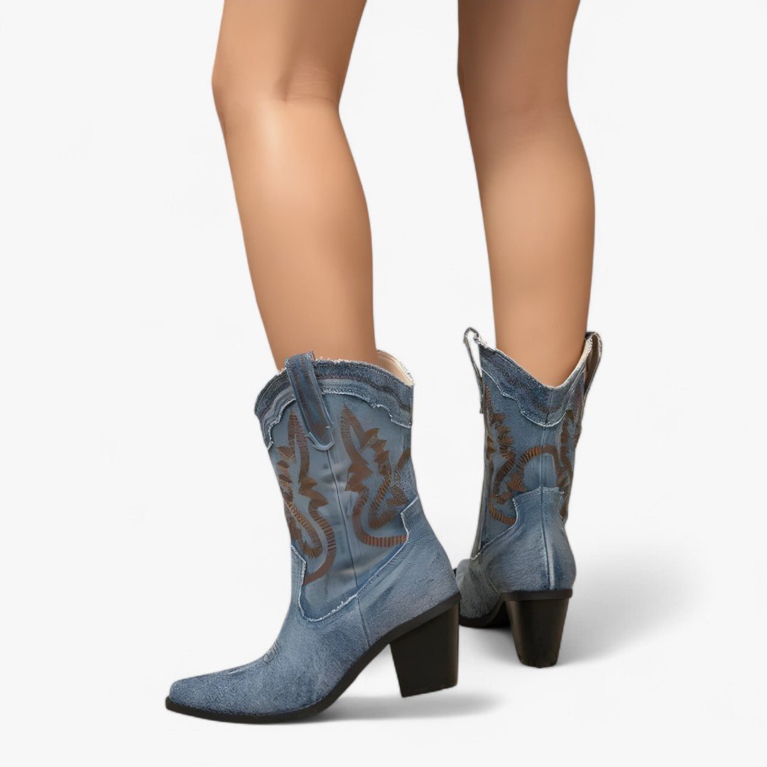 Stivali da cowboy ricamati in stile western retrò Uomo - - BOOTS Boots & Shoes cowboy retr ricamati shoes stile stivali stivali cowboy uomo - Concept Palermo