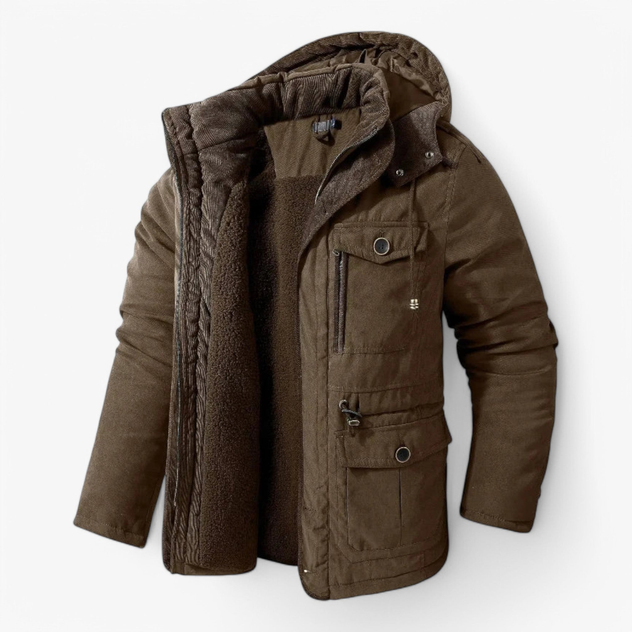 Giacca invernale Uomo - Marrone S - giacca giacca invernale invernale men's coats & jackets uomo - Concept Palermo
